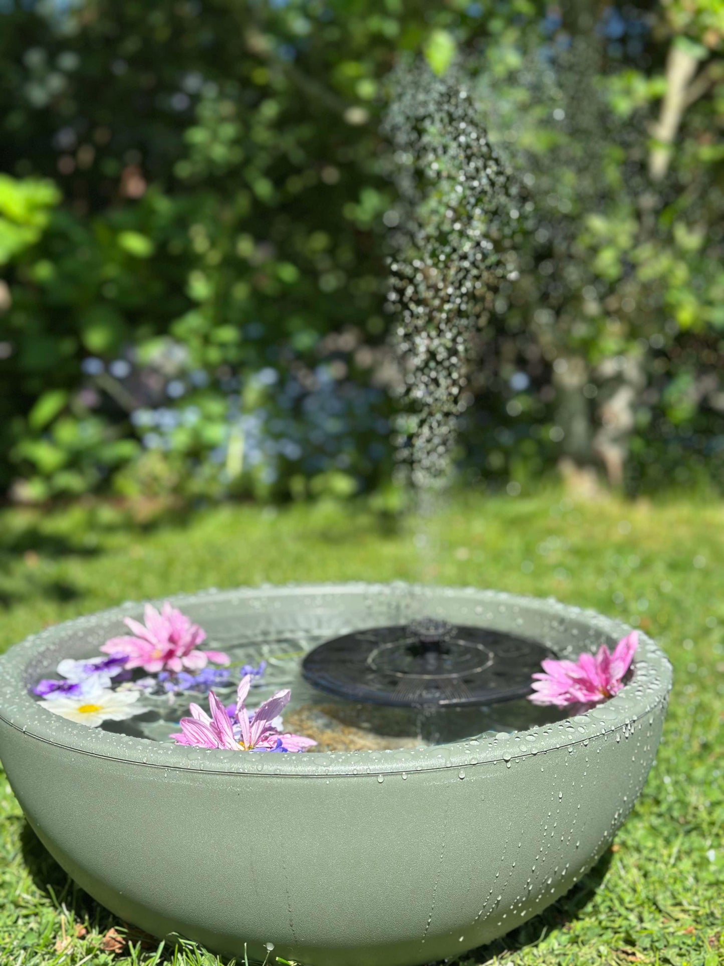 Spejlbassin / Skål dia 40cm - Recycling Grøn