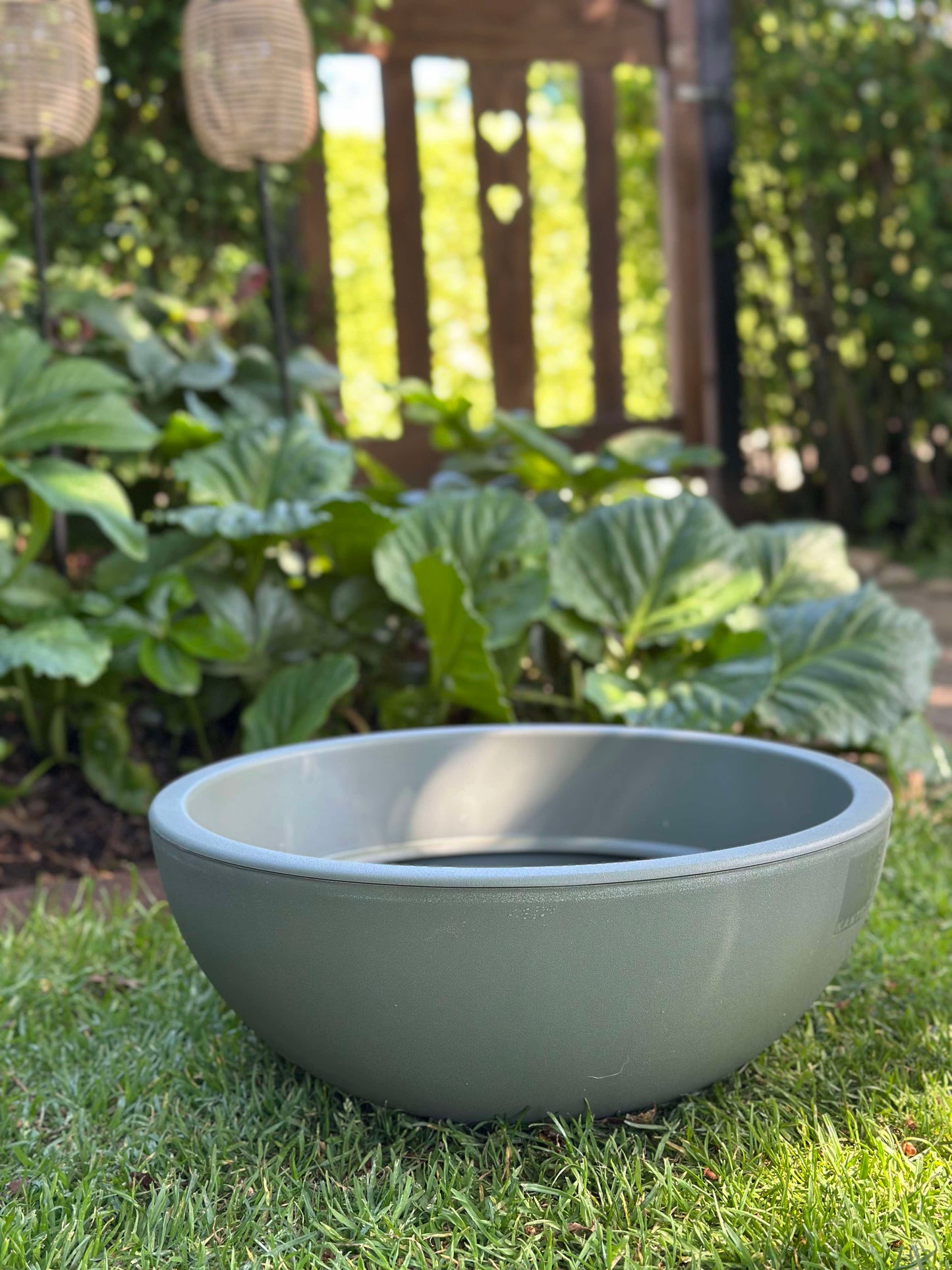 Spejlbassin / Skål dia 40cm - Recycling Grøn