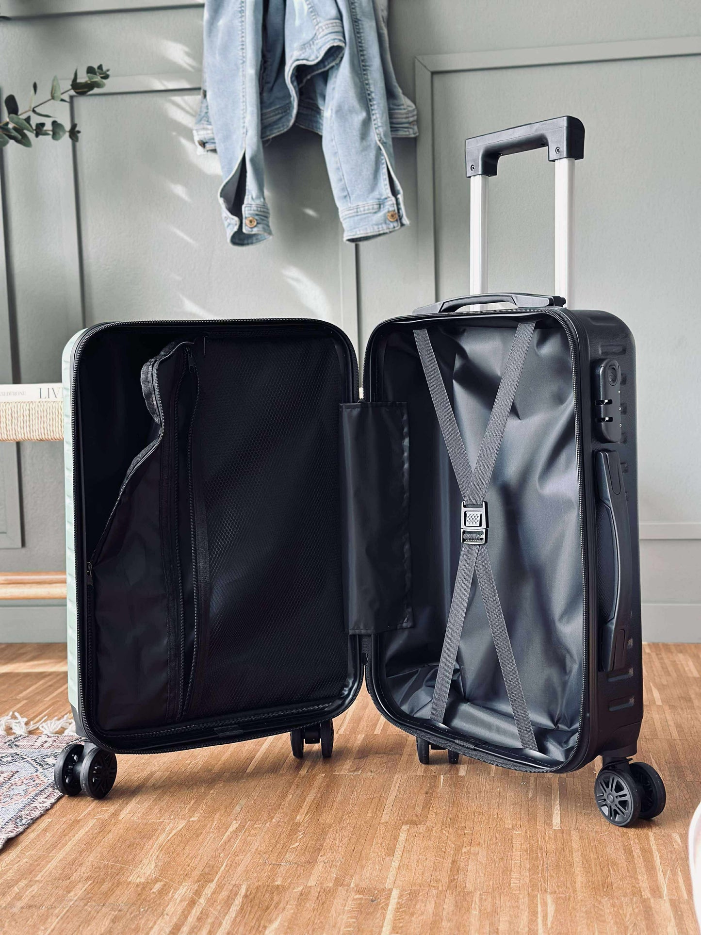 Kuffert Trolley - Green