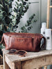 Toilettaske - Raw deluxe, Italien cognac