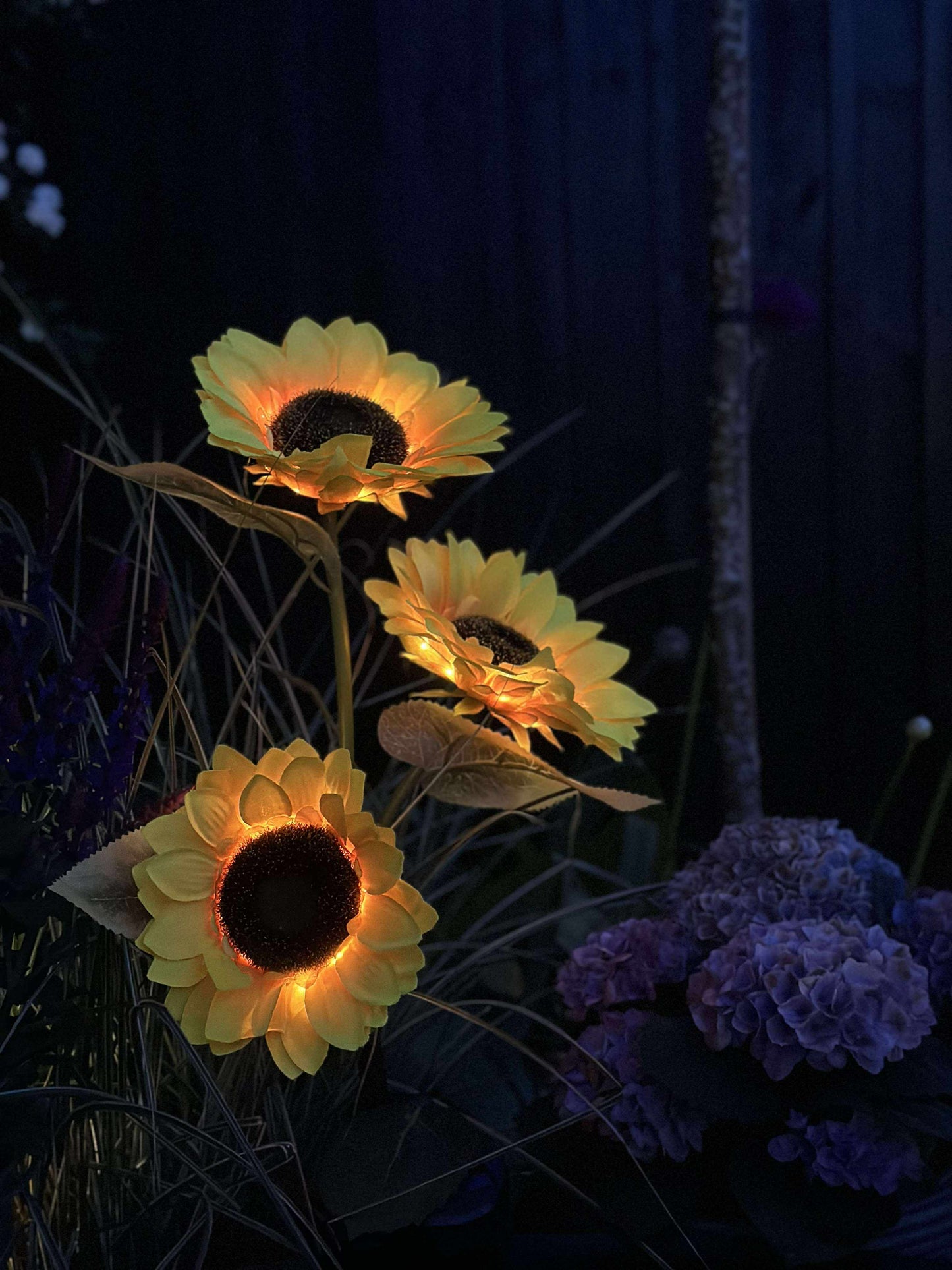 Solsikke med solceller