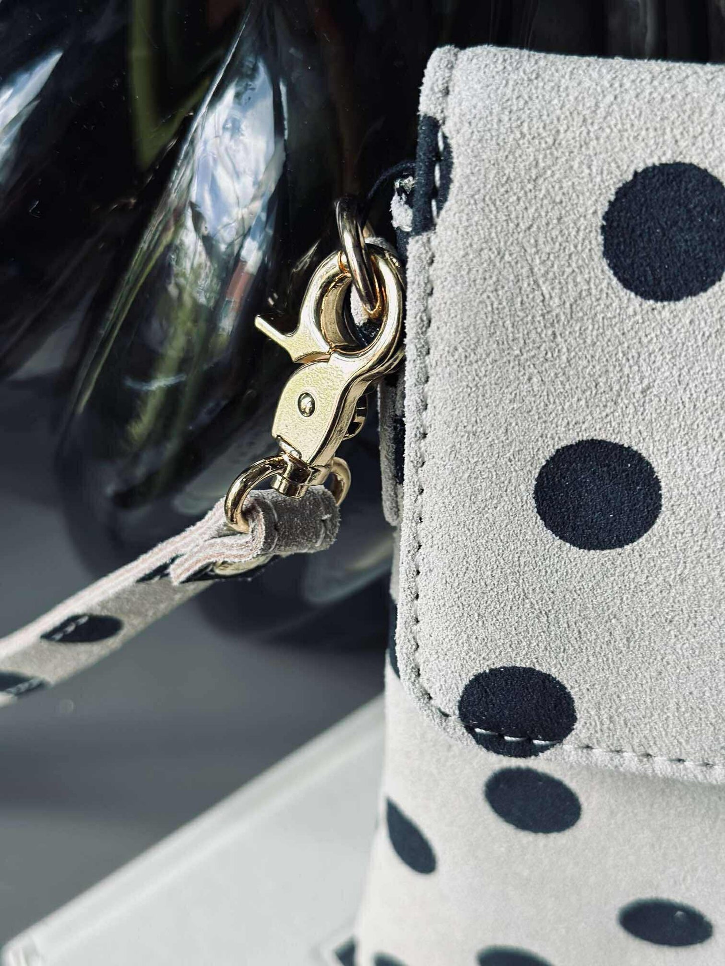 Mobiltaske Blacks dots