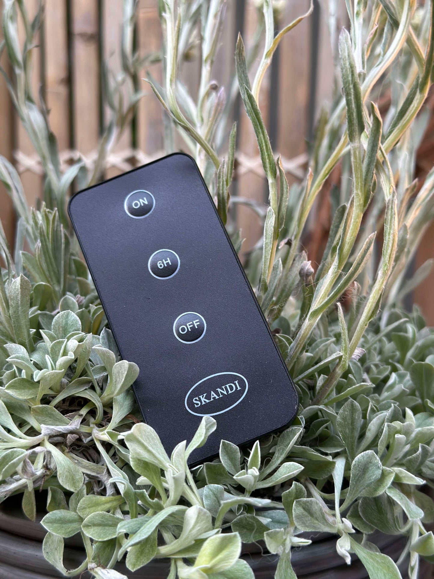 Udendørs XL LED Bloklys H 25cm - Sæt med 2 stk ink fjernbetjening