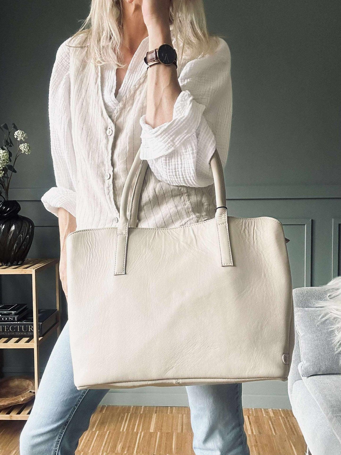 Arbejdstaske / shopper – Soft sand