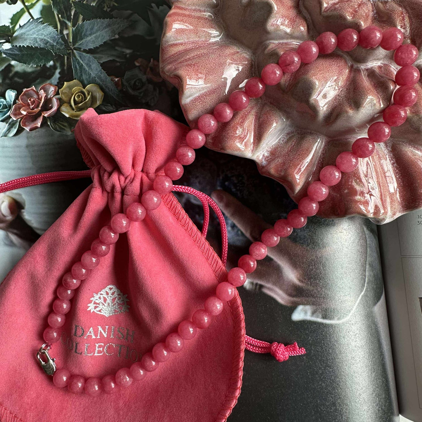 Halskæde Mary Coral