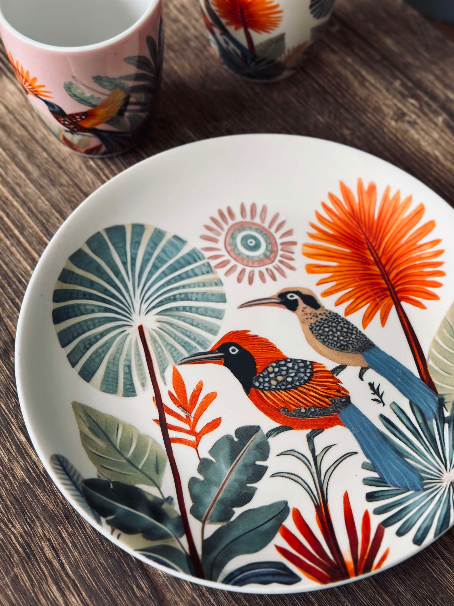 Tallerken 20cm - Boho mix