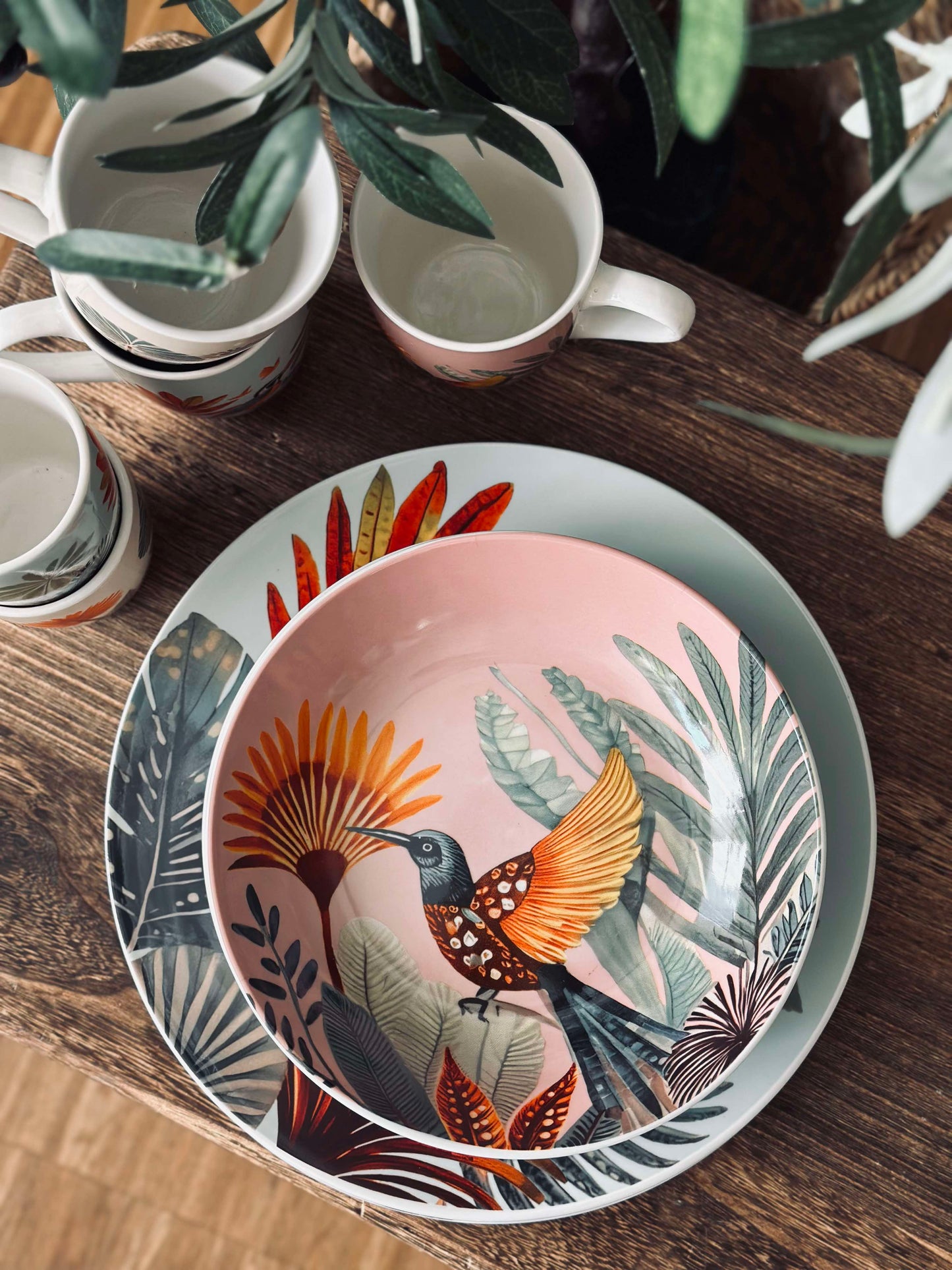 Pasta / suppe skål Boho Mix