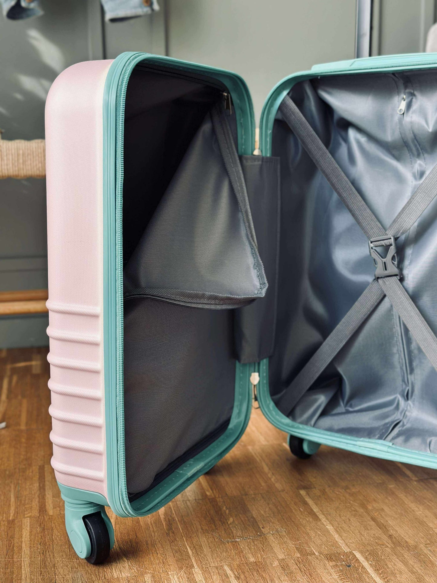 Trolley Kuffert - ROSE / MINT