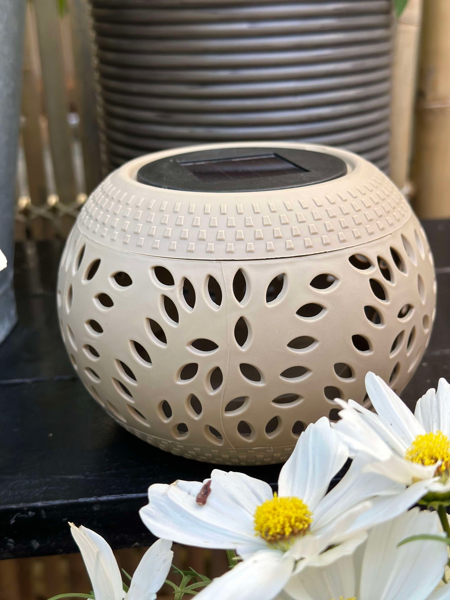 Lanterne FIONA Solar - Beige