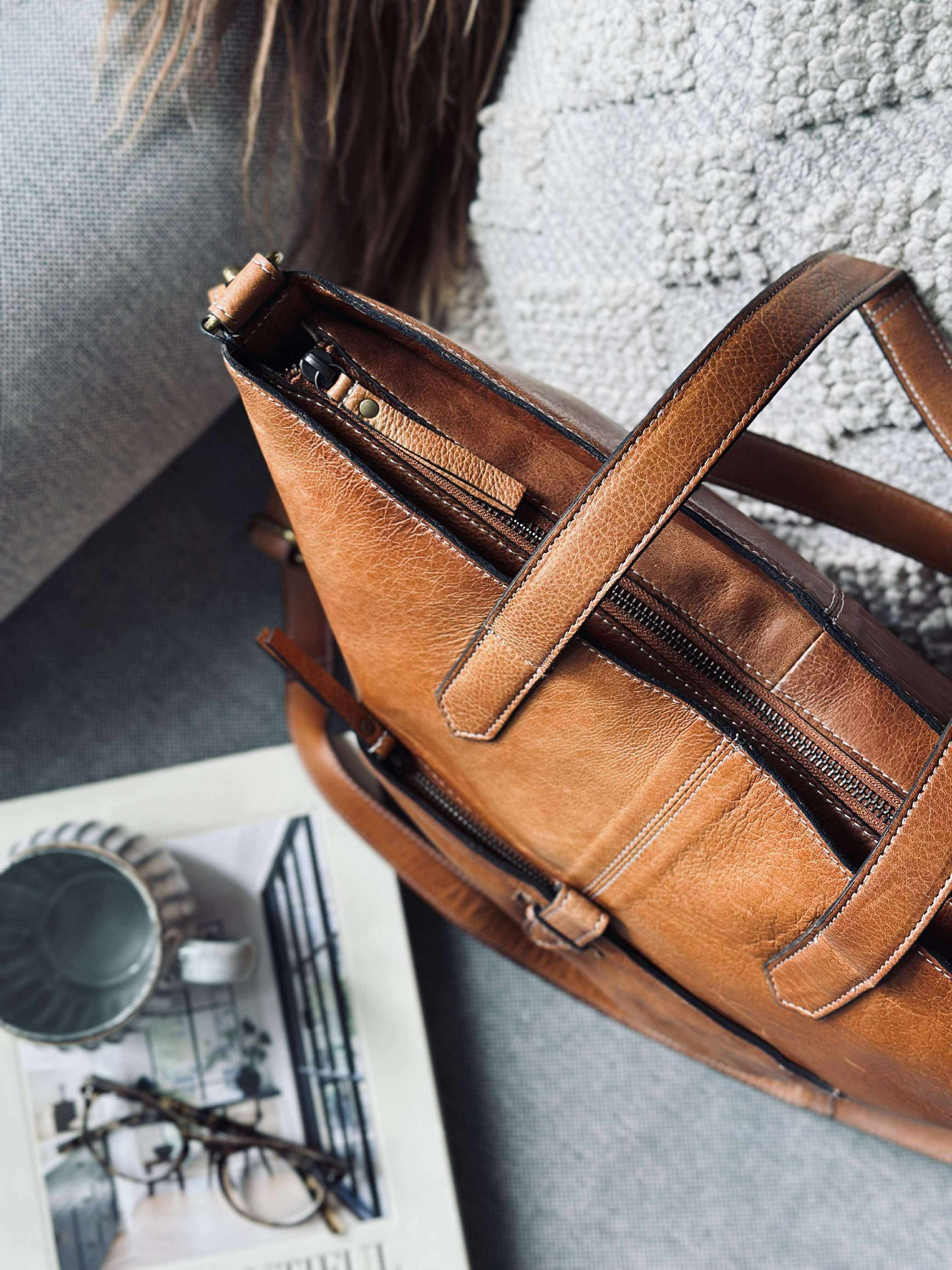 Taske Layla Cognac