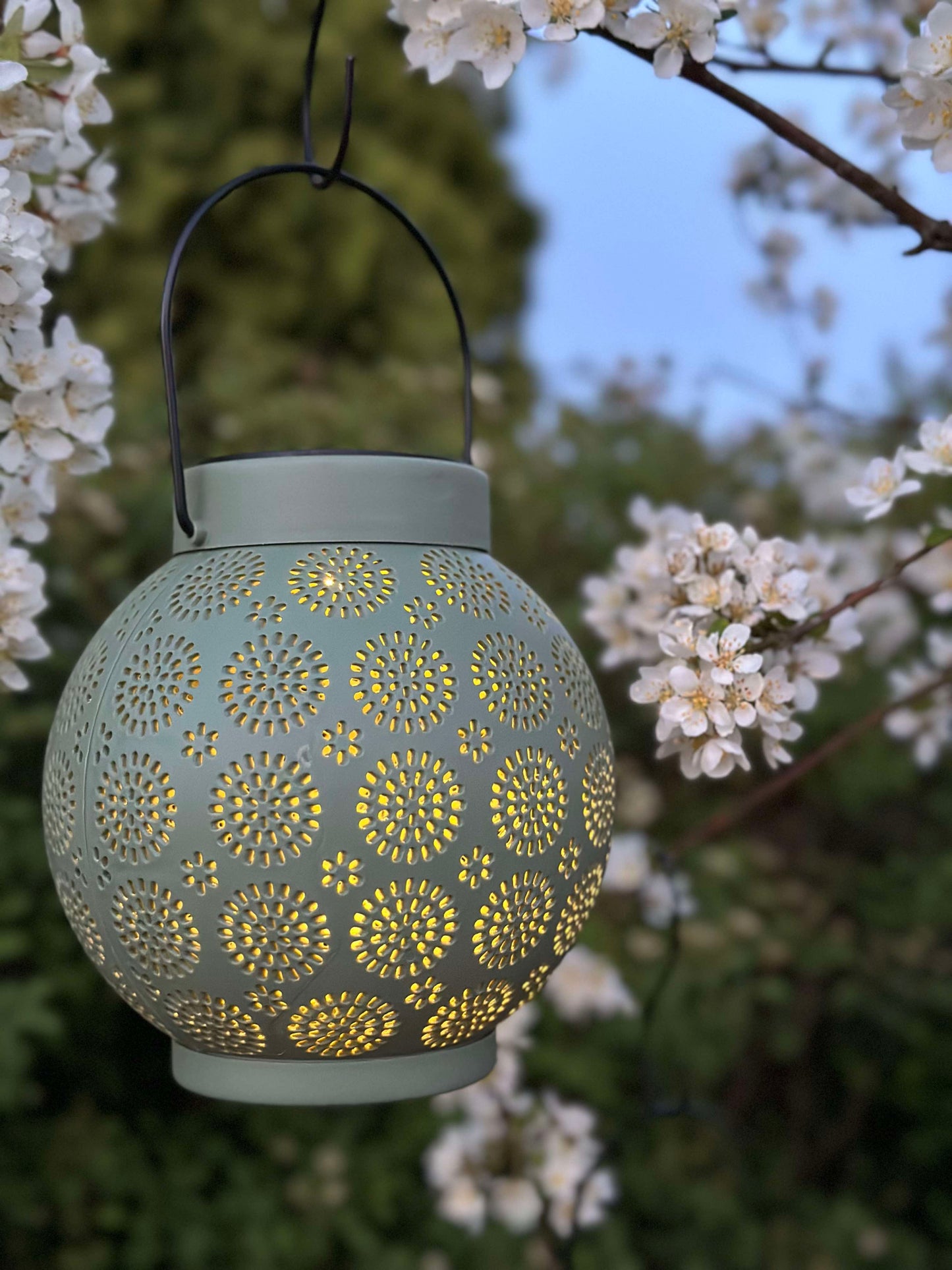 Lanterne m. Ophæng FIONA - Grøn