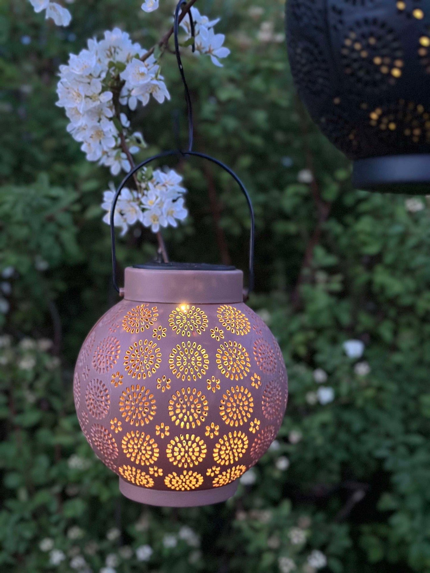 Lanterne m. Ophæng FIONA - Old rose