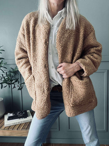 Jakke Lucile Camel