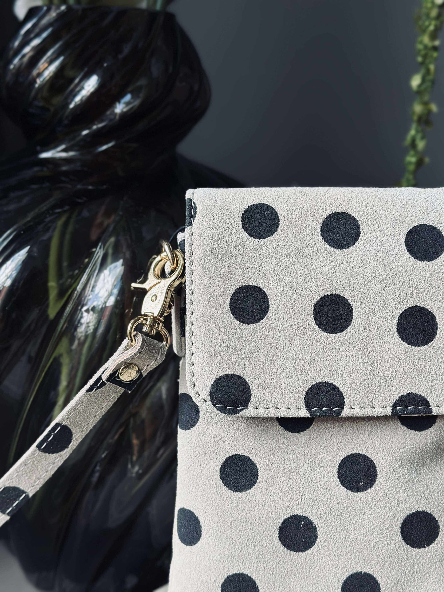 Mobiltaske Blacks dots
