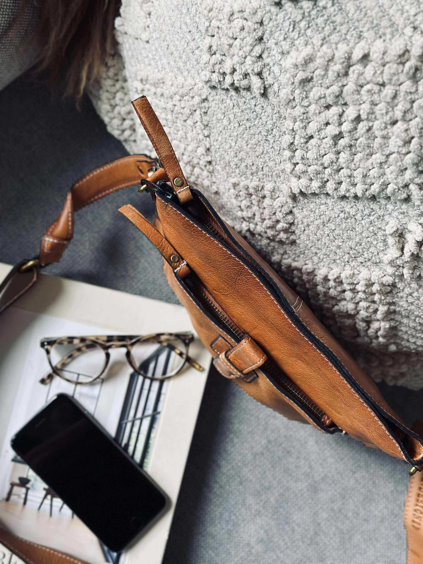 Crossover Lilia - Small cognac