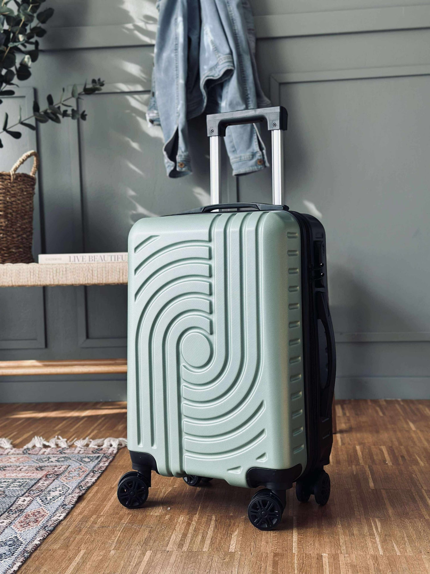 Kuffert Trolley - Green