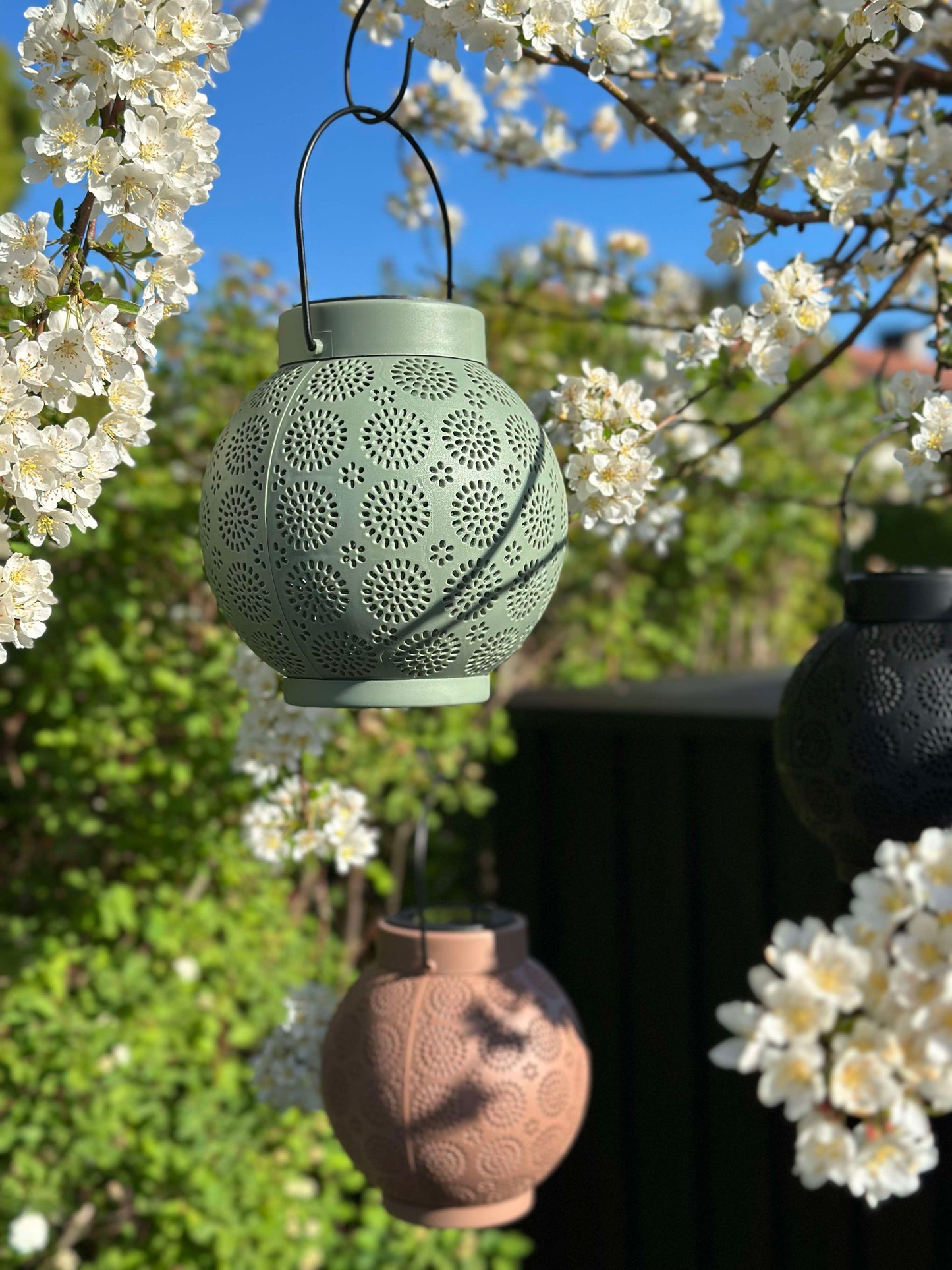 Lanterne m. Ophæng FIONA - Grøn