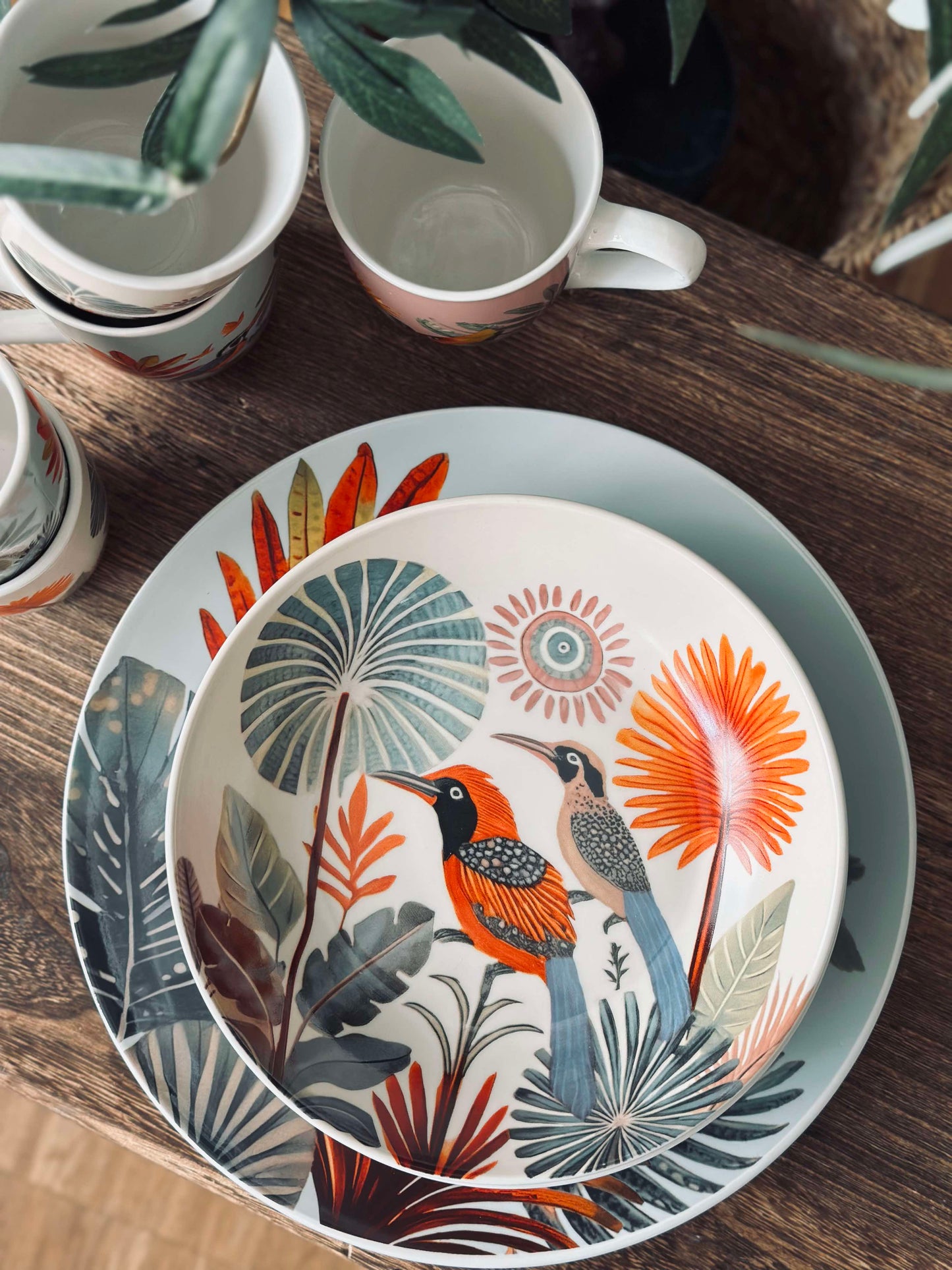 Pasta / suppe skål Boho Mix