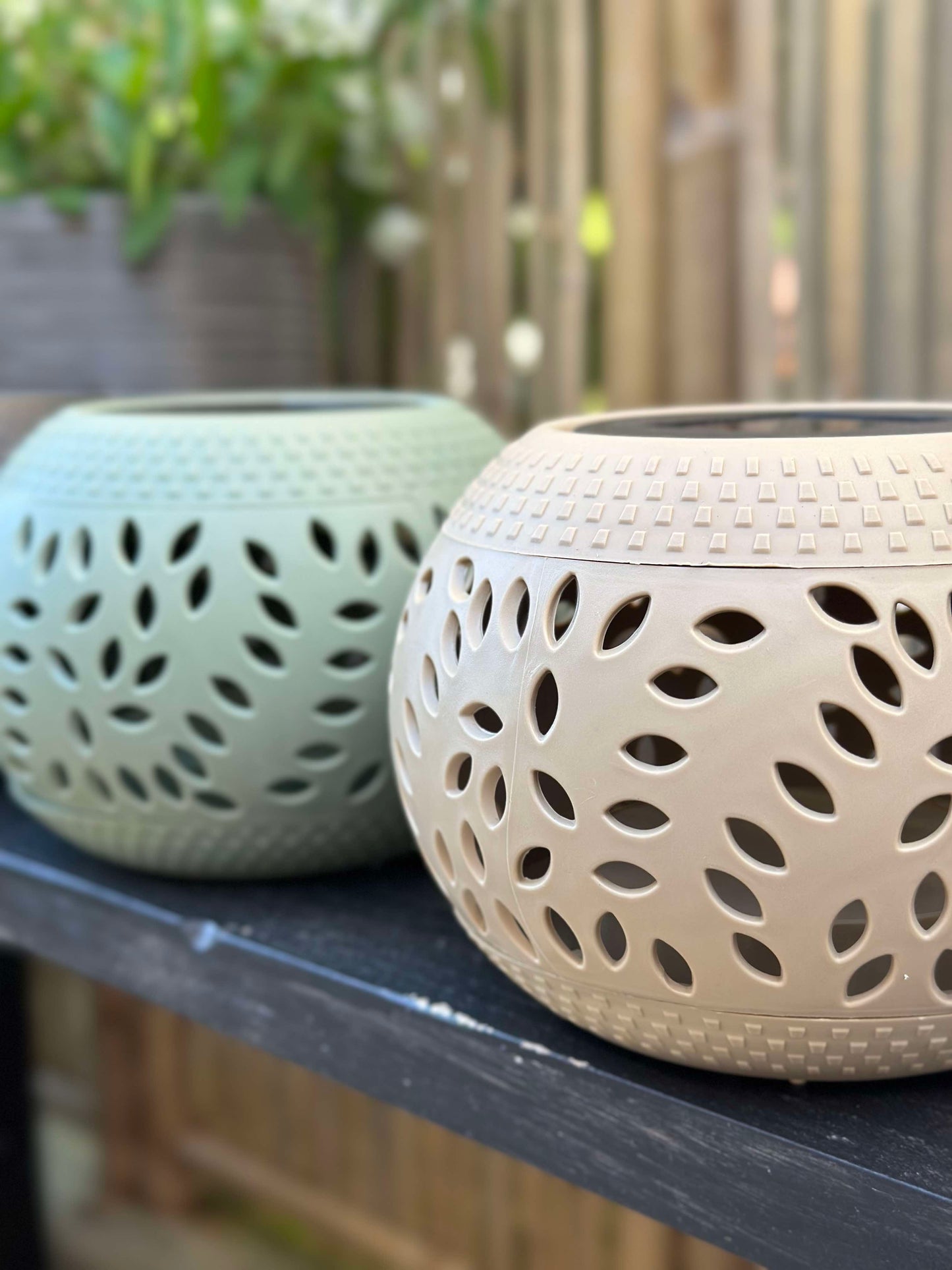 Lanterne FIONA Solar - Beige