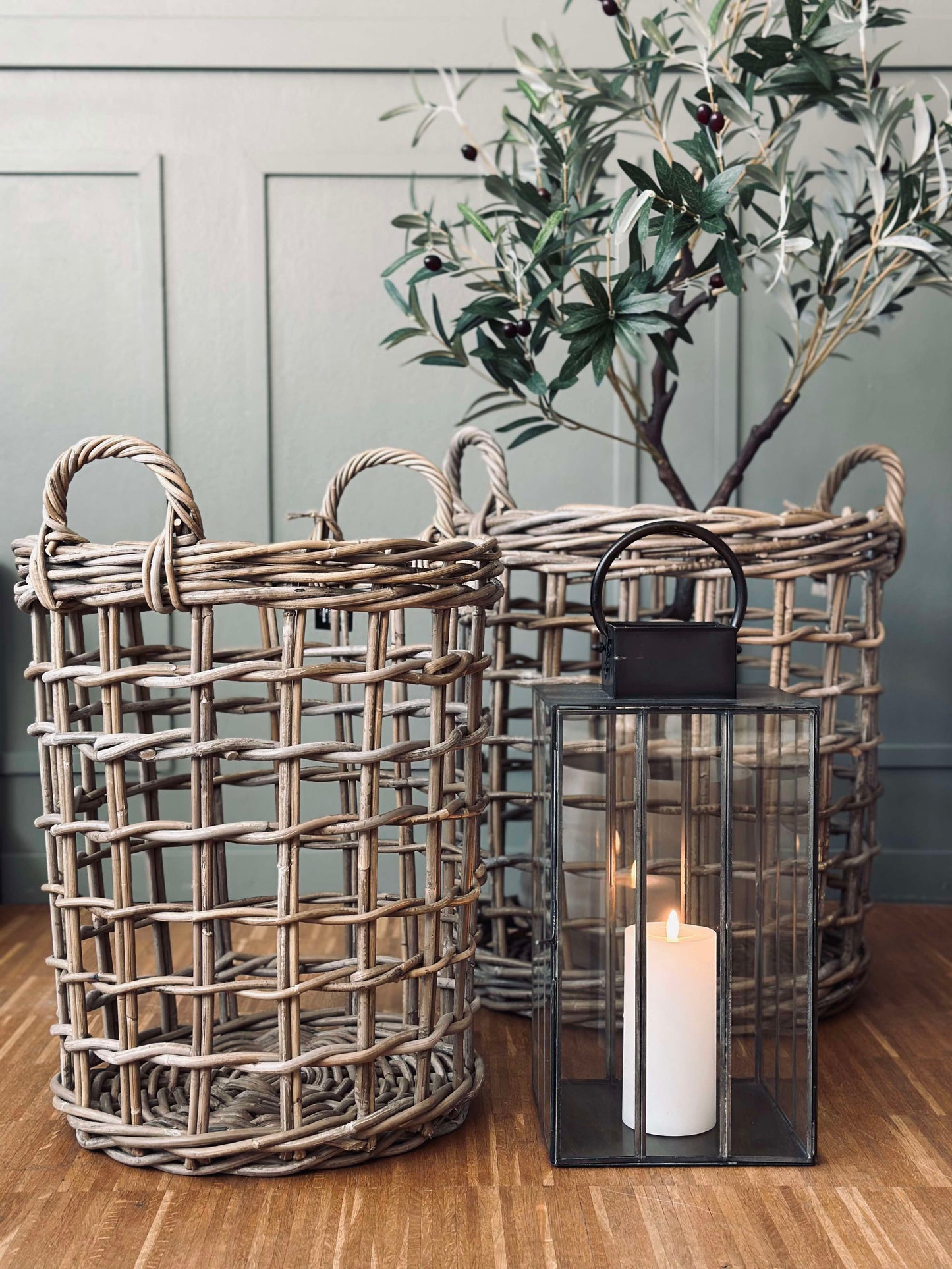 Vasketøjskurve - Sæt med 2 stk.