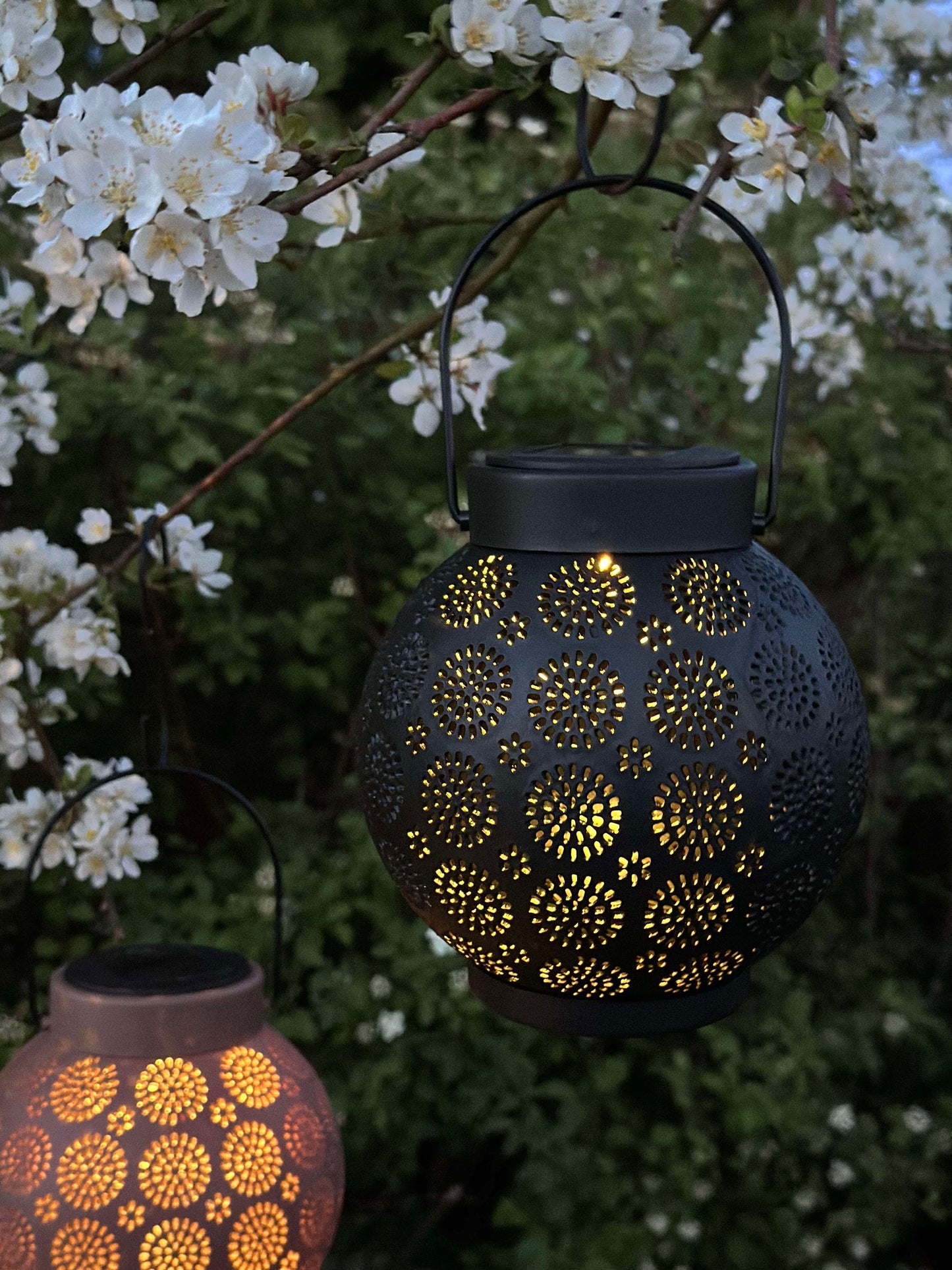 Lanterne m. Ophæng FIONA - Sort