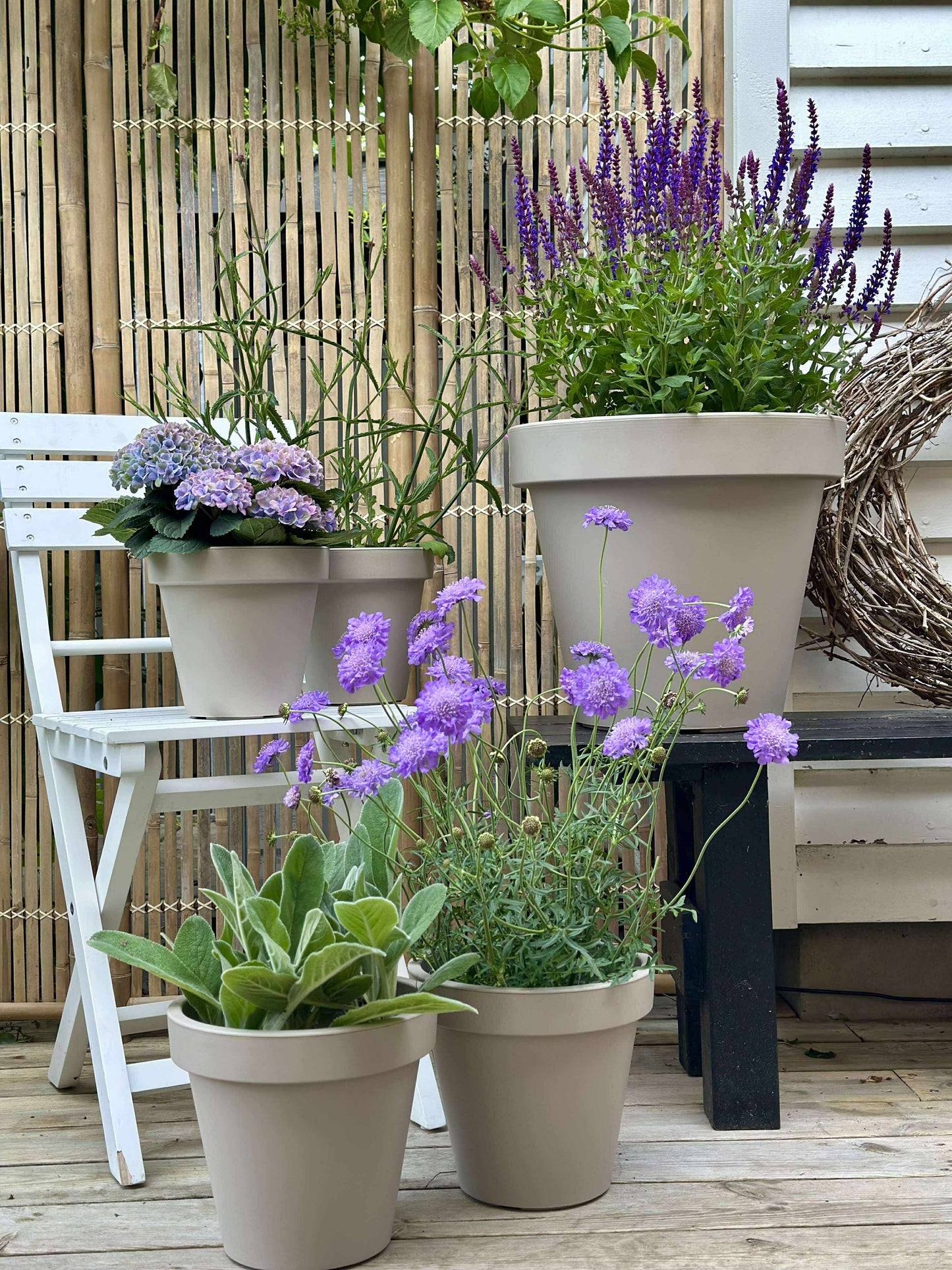 Havepotte - Recycling Beige Dia 25cm