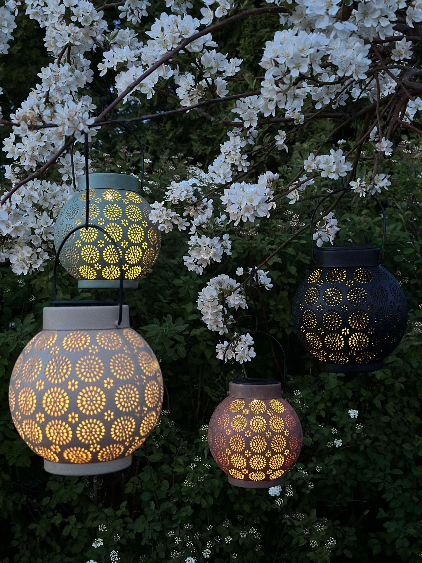 Lanterne m. Ophæng FIONA - Old rose