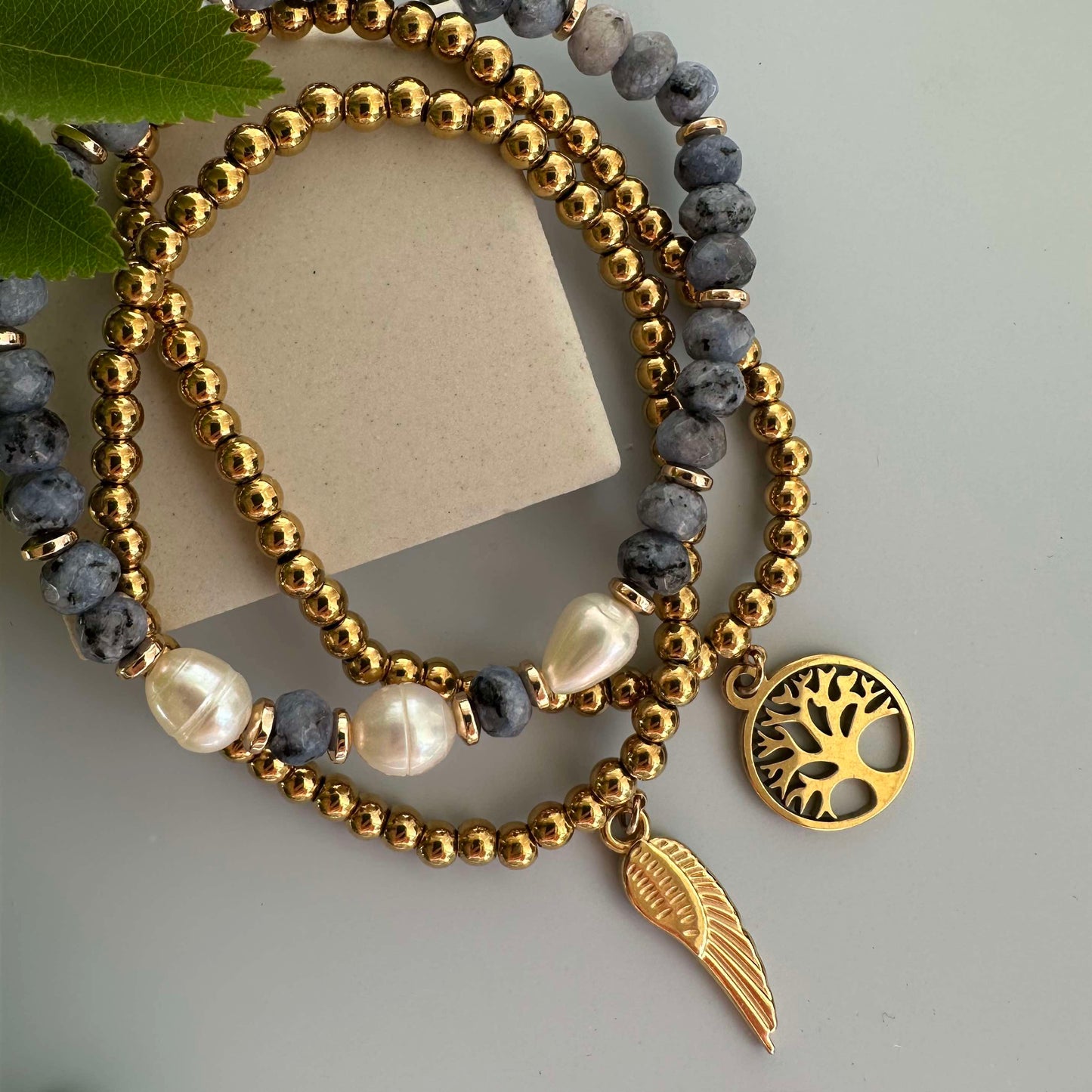 Armbånd Juliane - Blue mix