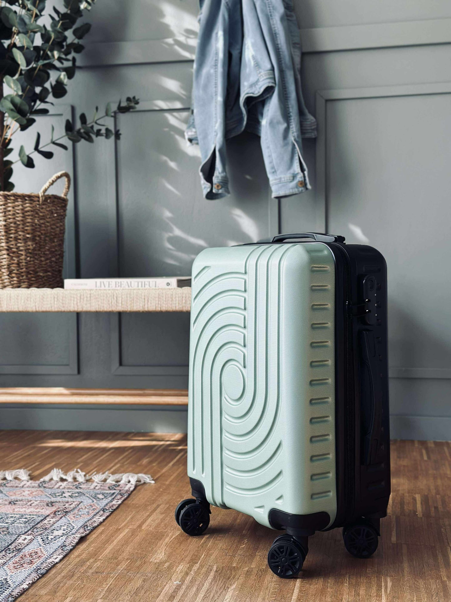 Kuffert Trolley - Green