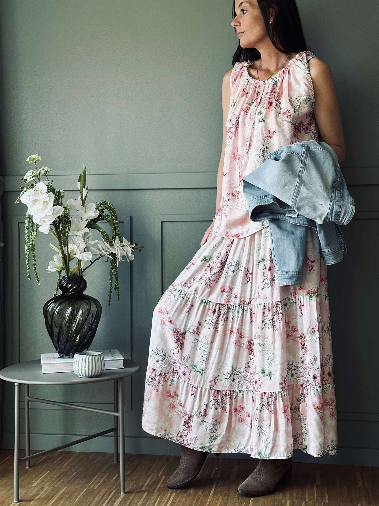 Nederdel Anika Rose flower