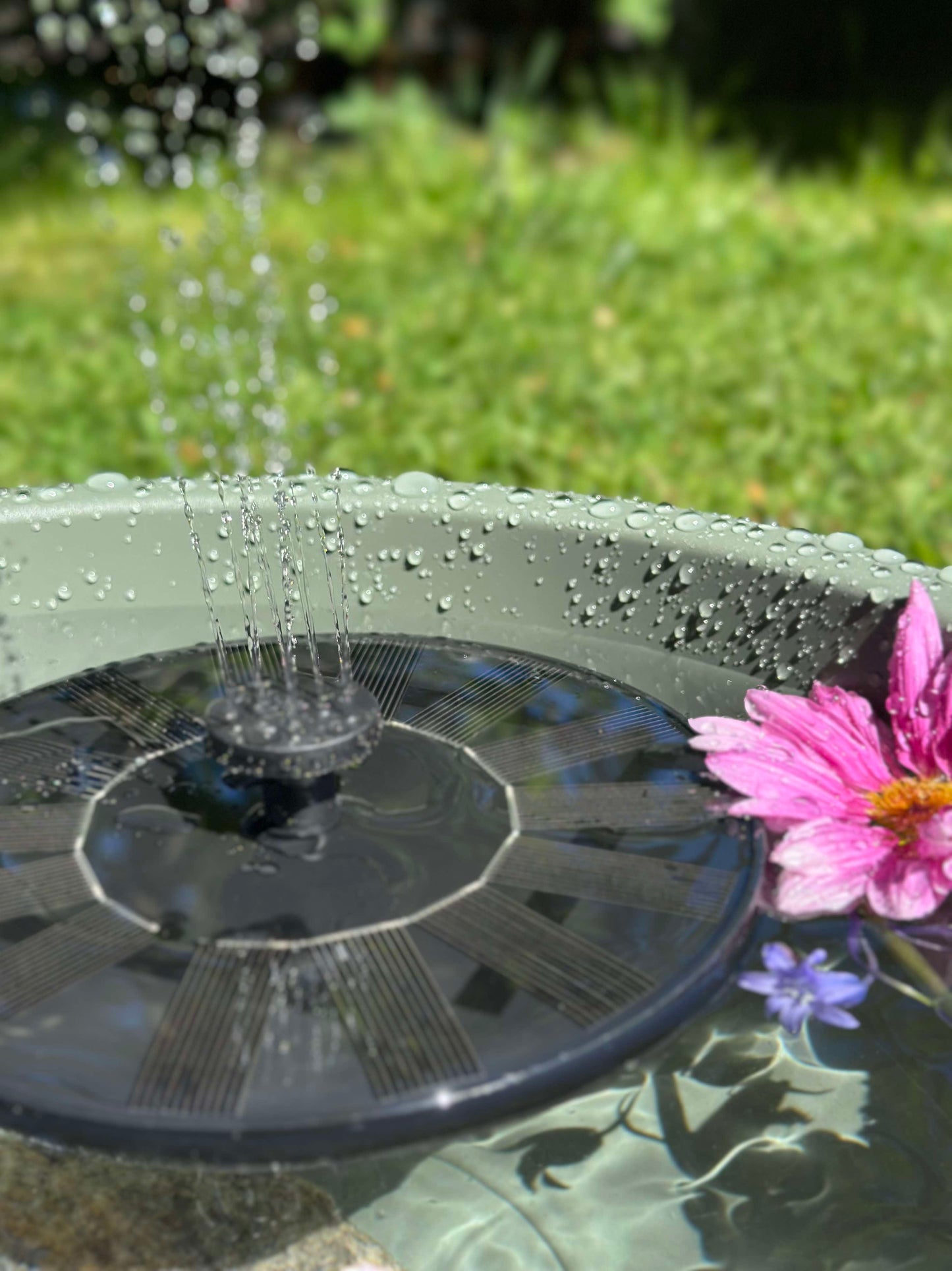 Spejlbassin / Skål dia 40cm - Recycling Grøn