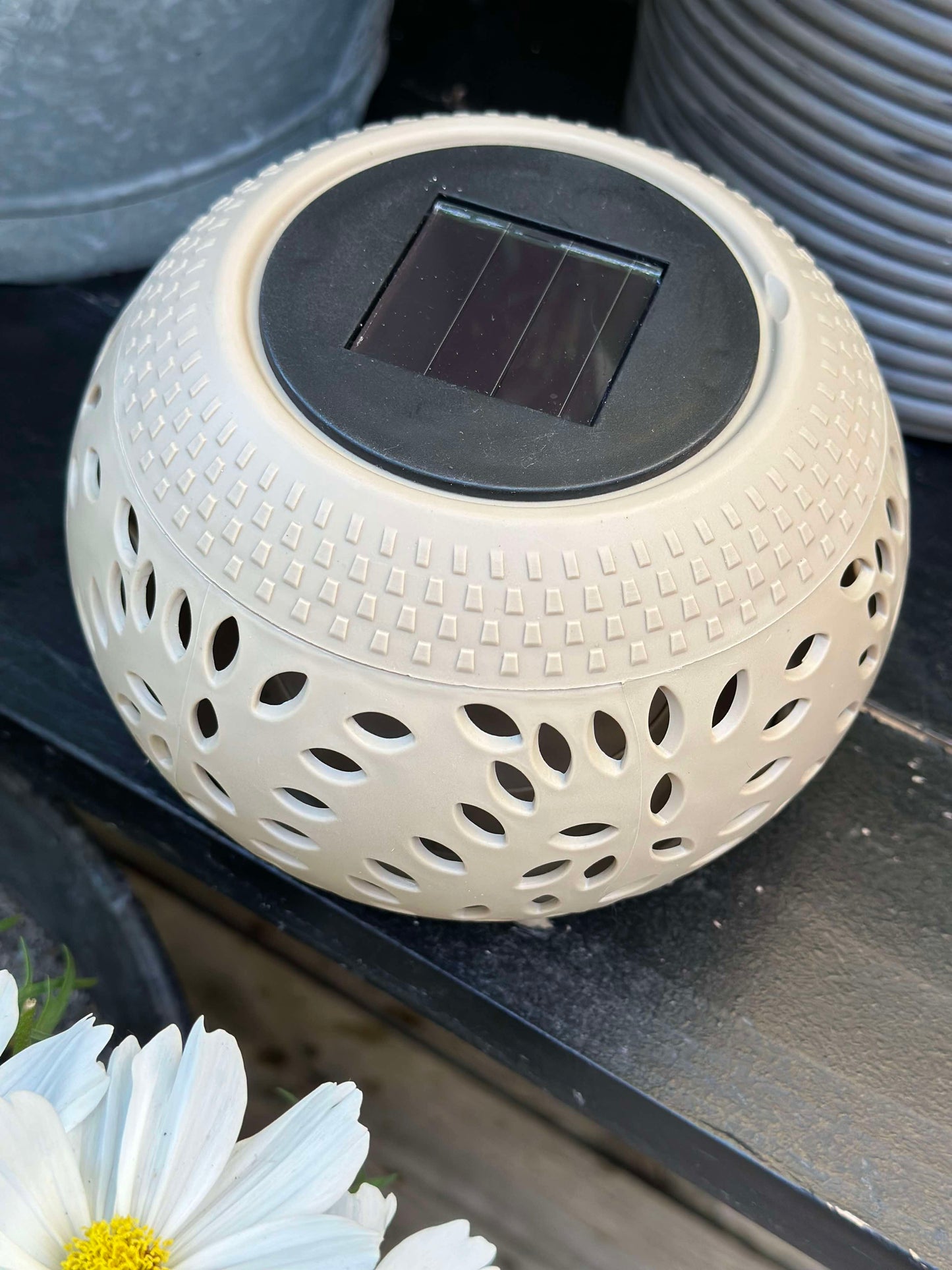 Lanterne FIONA Solar - Beige