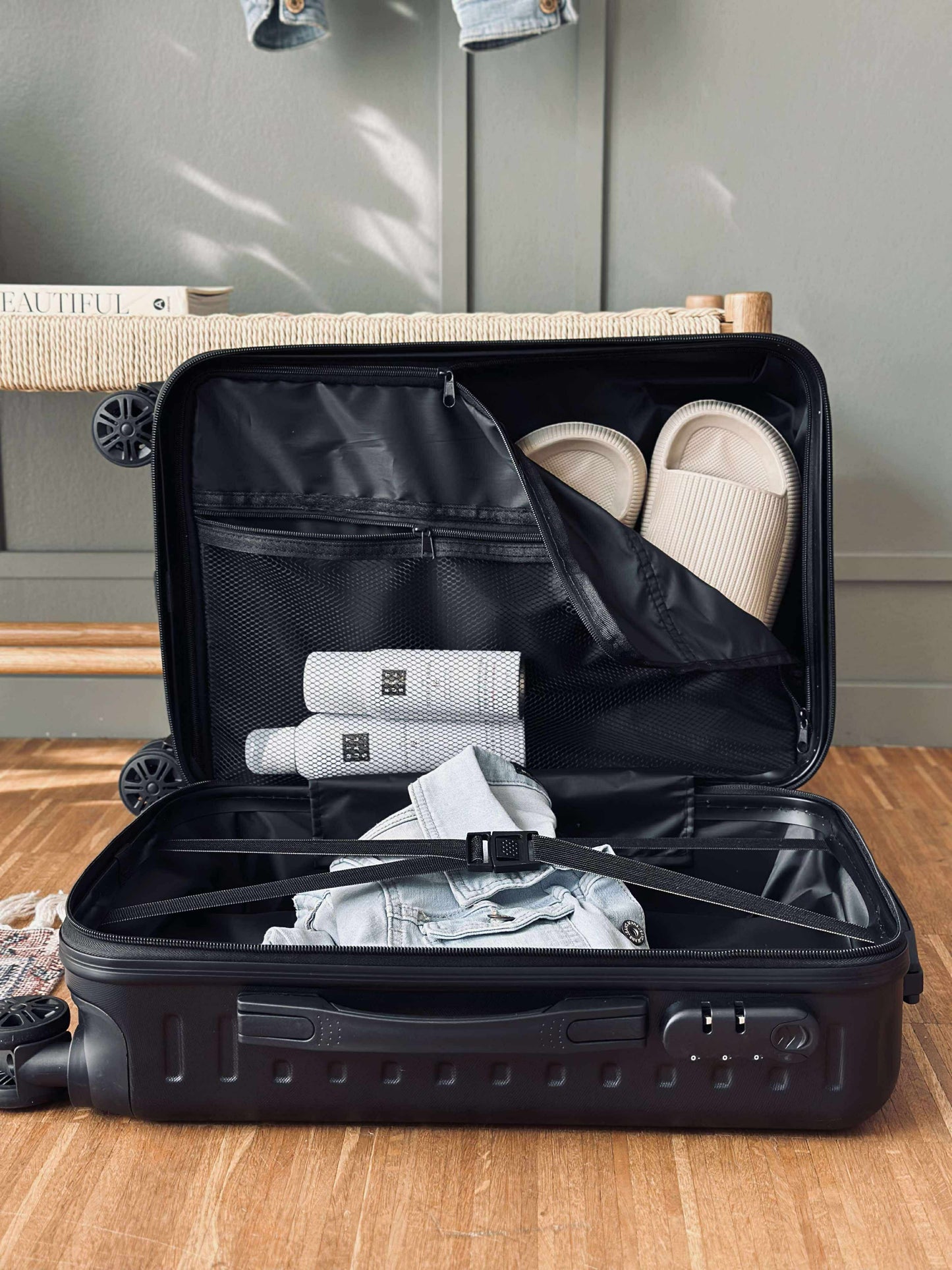 Kuffert Trolley - Green