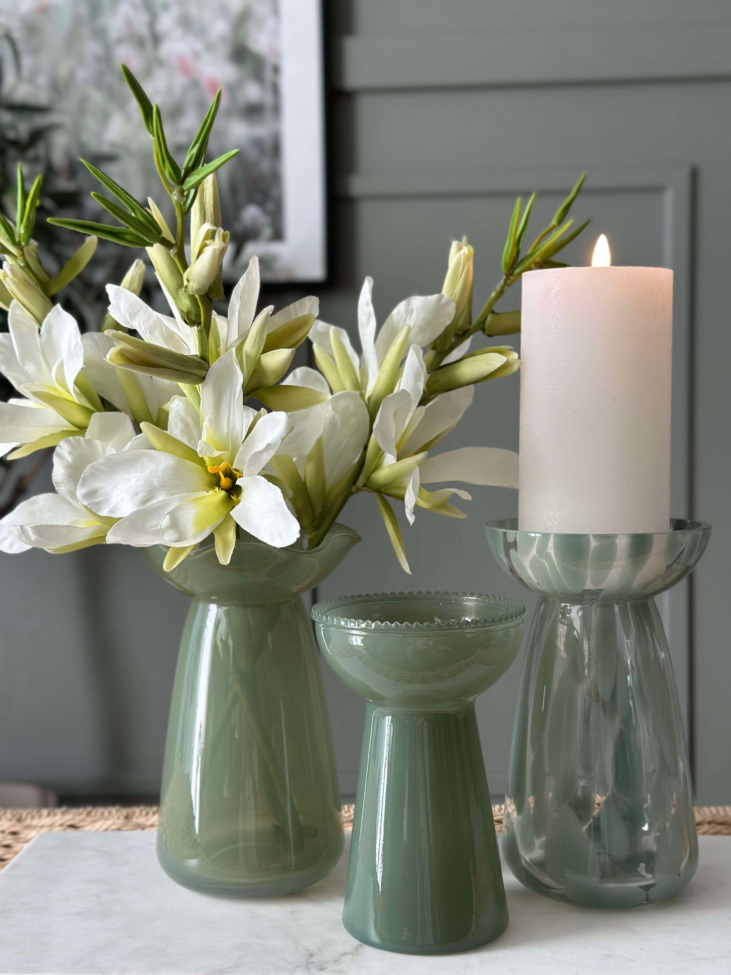 Hyacintvase Lara - Grøn