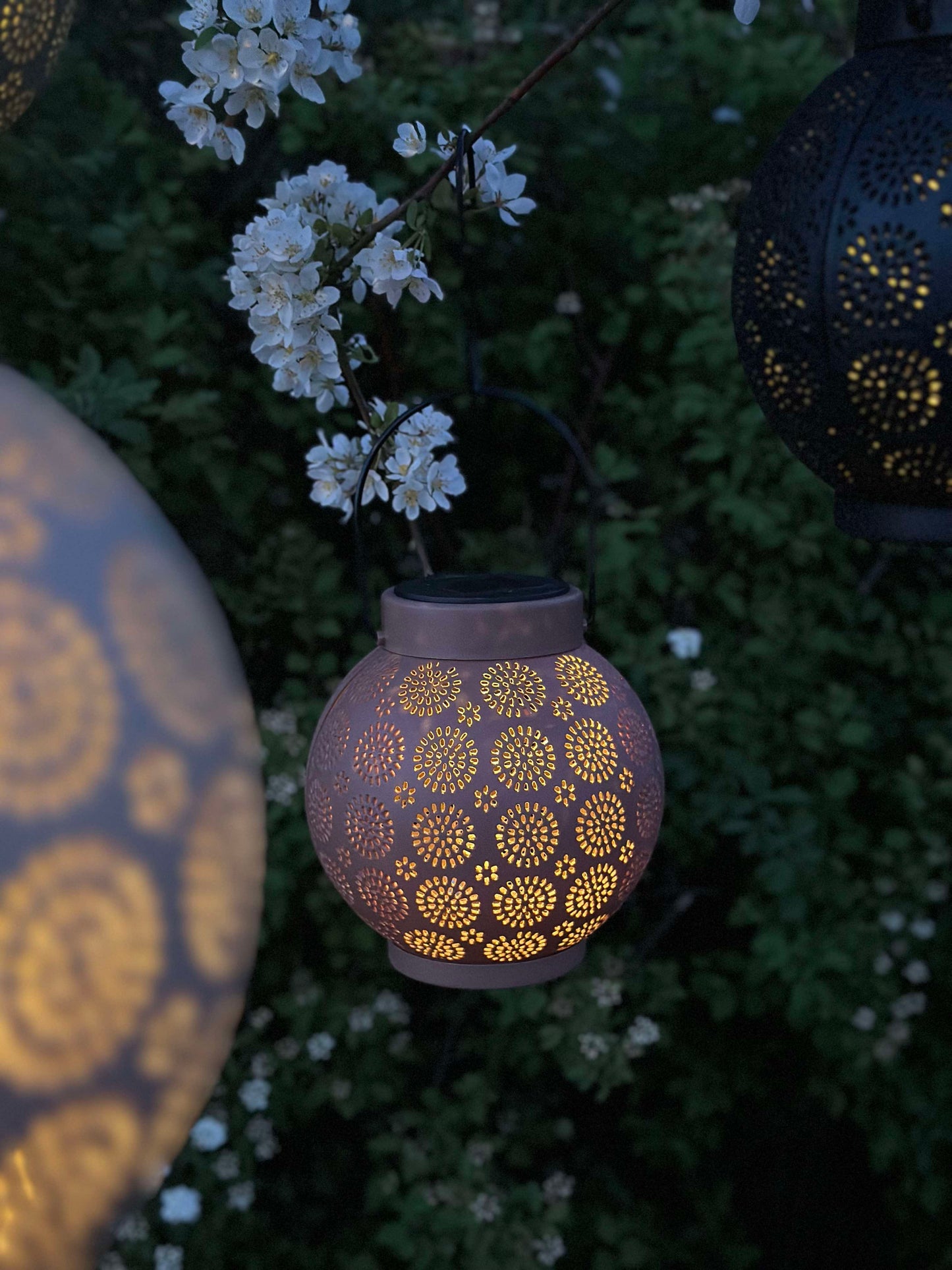 Lanterne m. Ophæng FIONA - Old rose