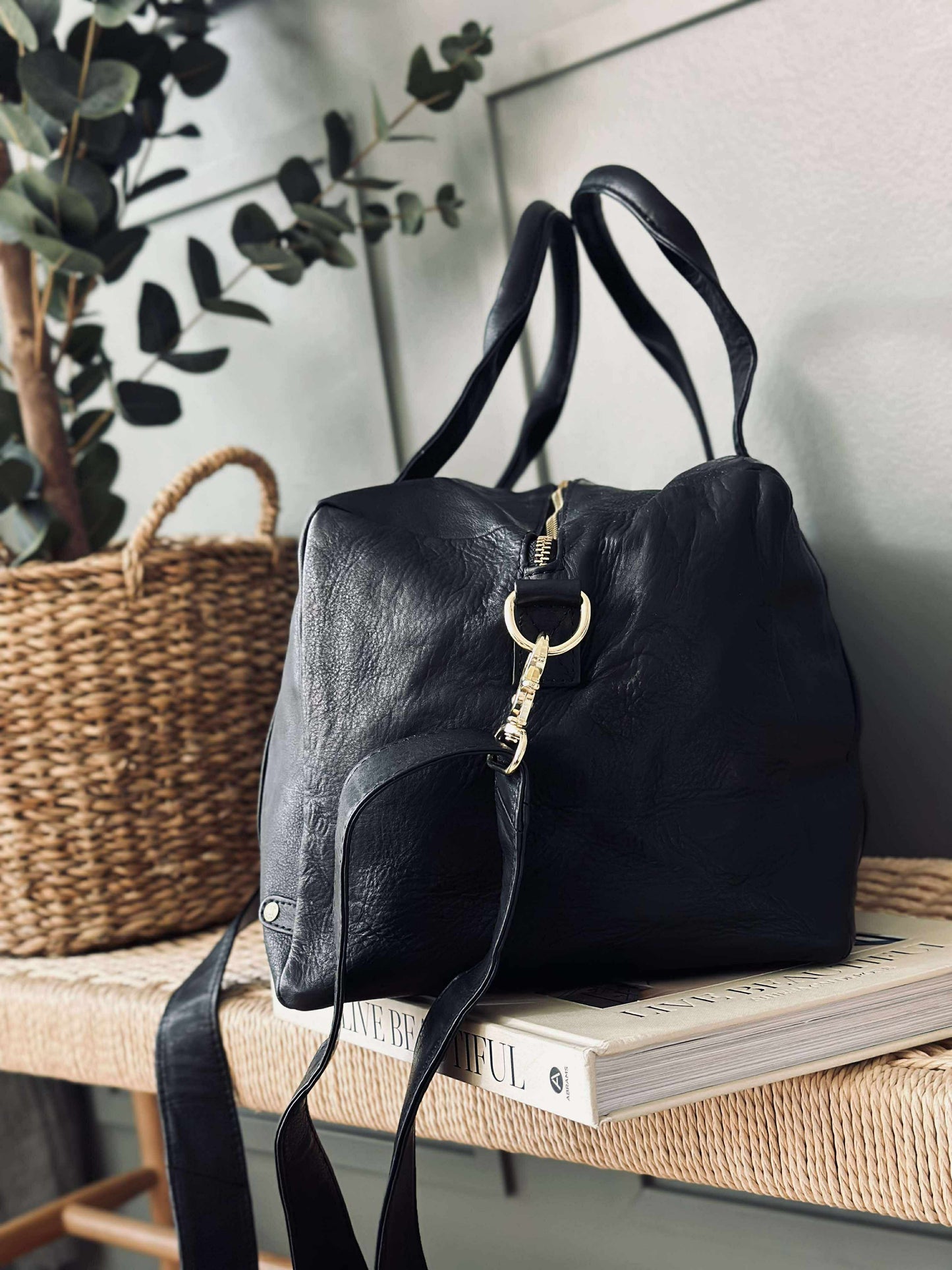 Weekendtaske - Black / Gold