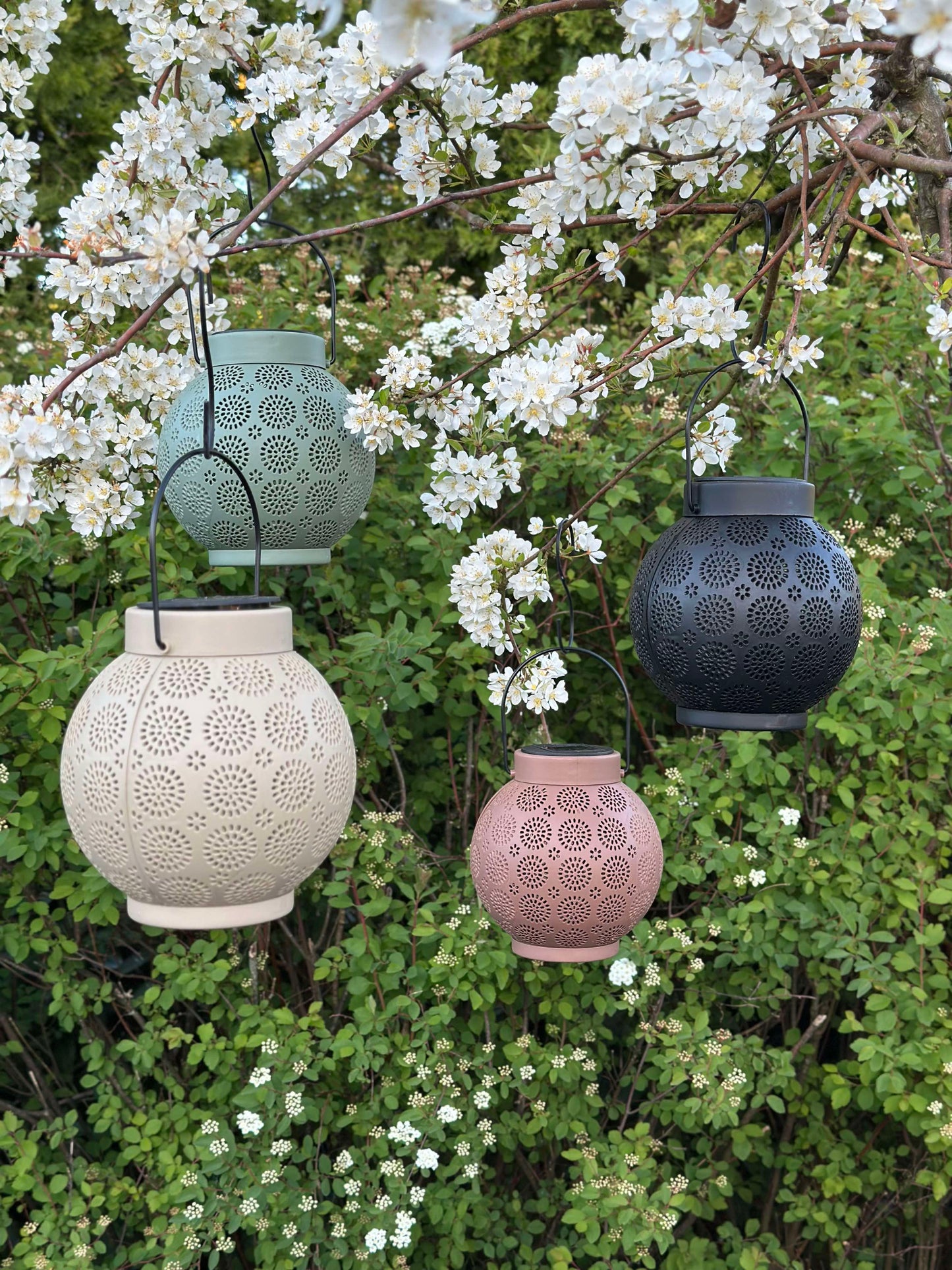 Lanterne m. Ophæng FIONA - Sort