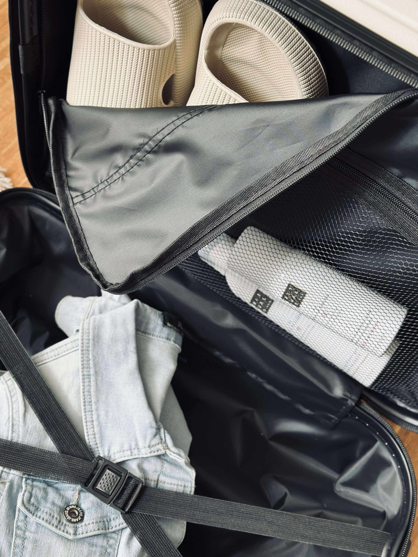 Kuffert Trolley - Beige