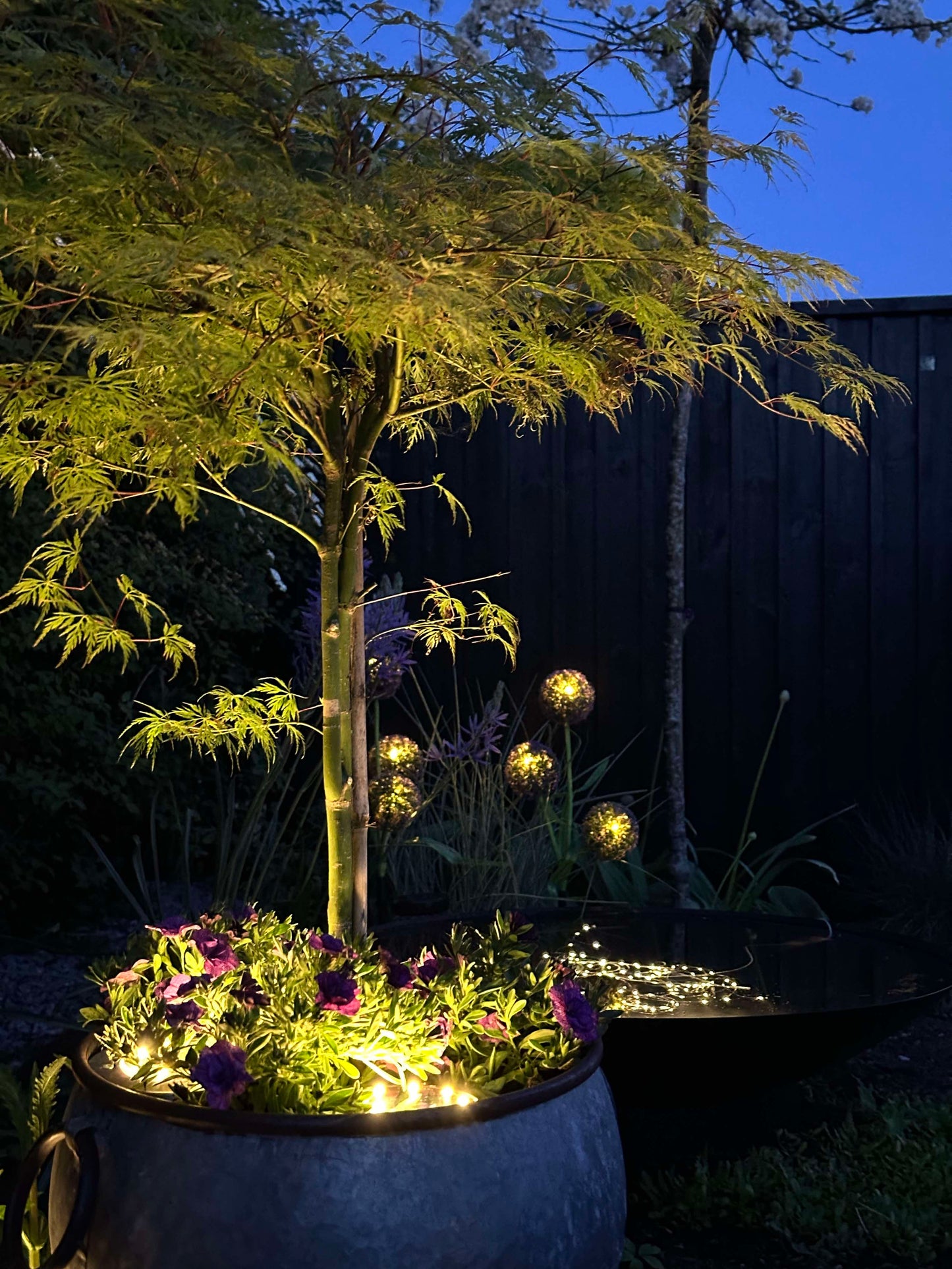 Solcelle spots BLACK – Sæt med 4 stk.
