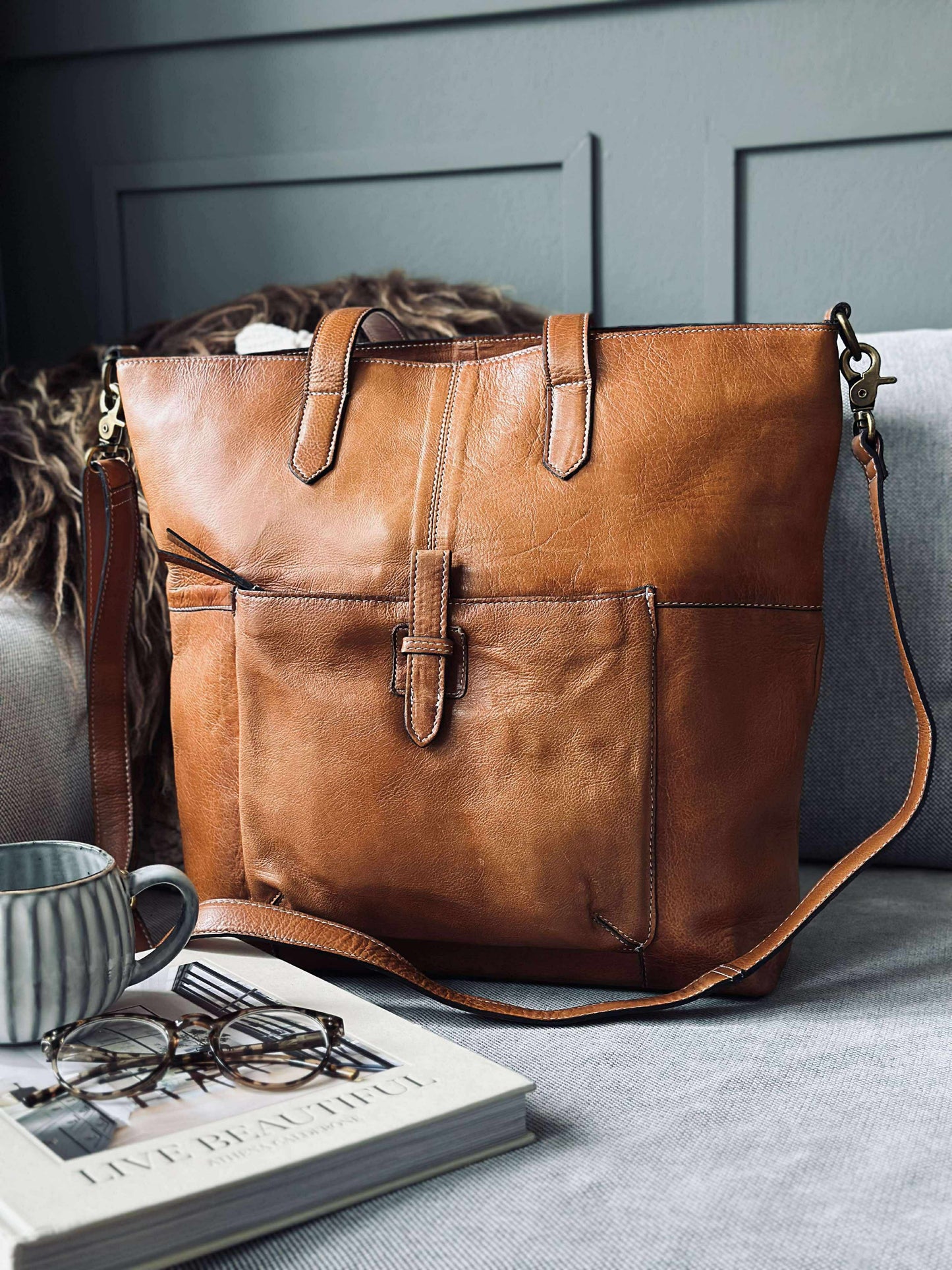 Taske Layla Cognac