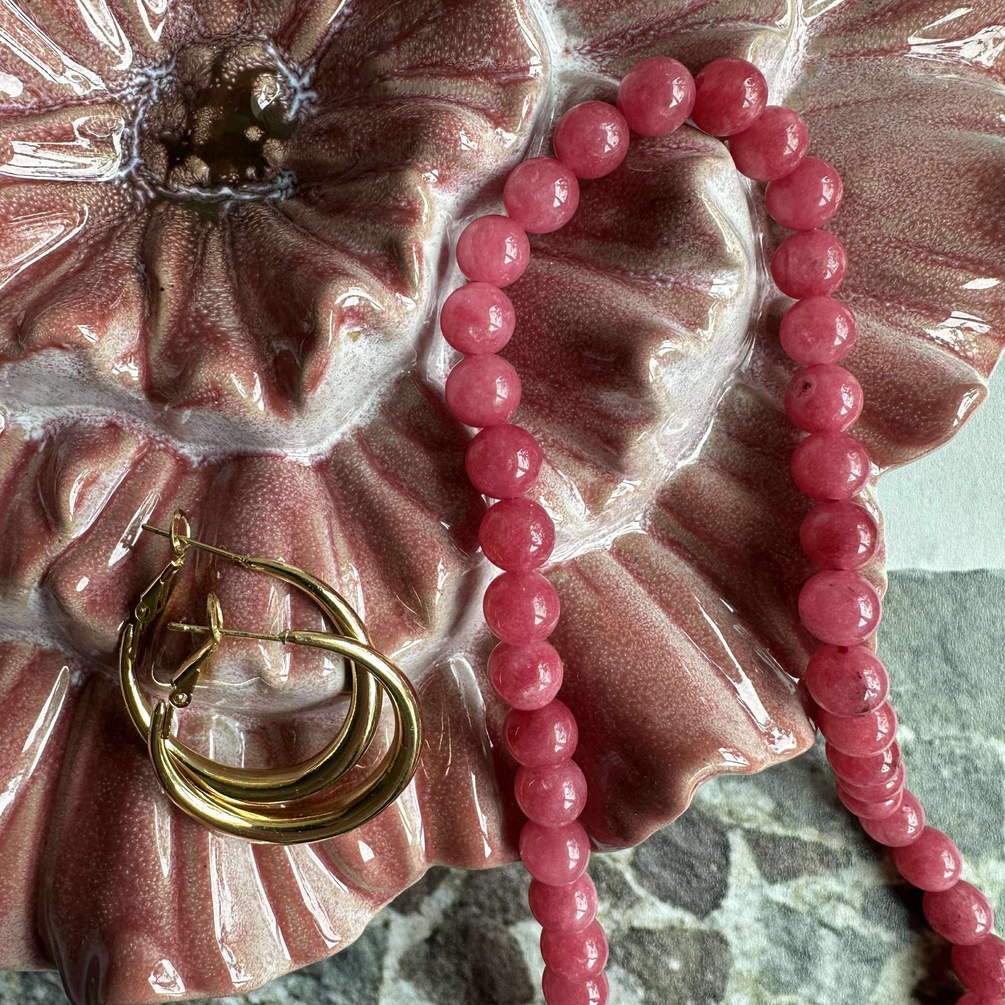 Halskæde Mary Coral