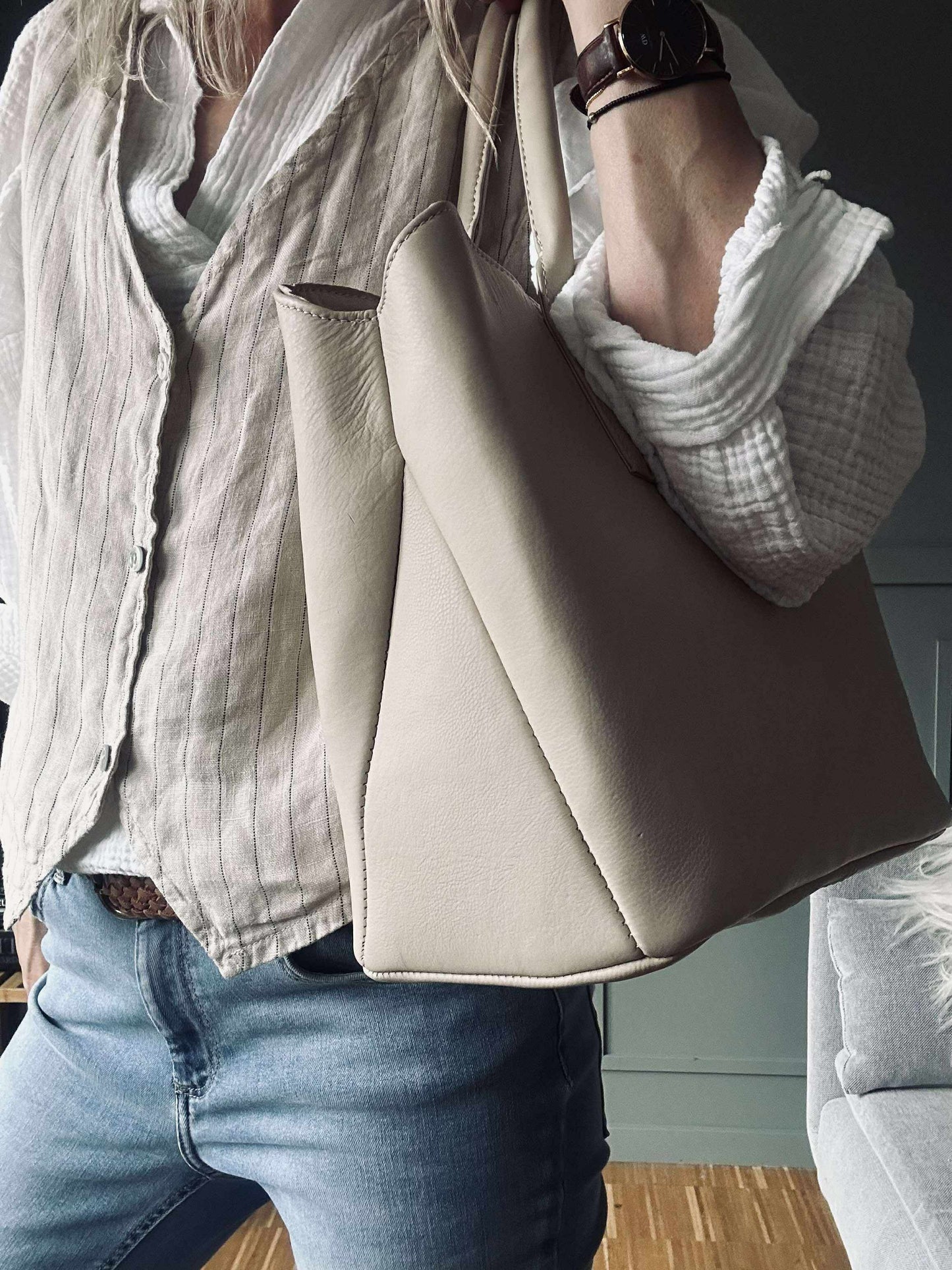 Arbejdstaske / shopper – Soft sand