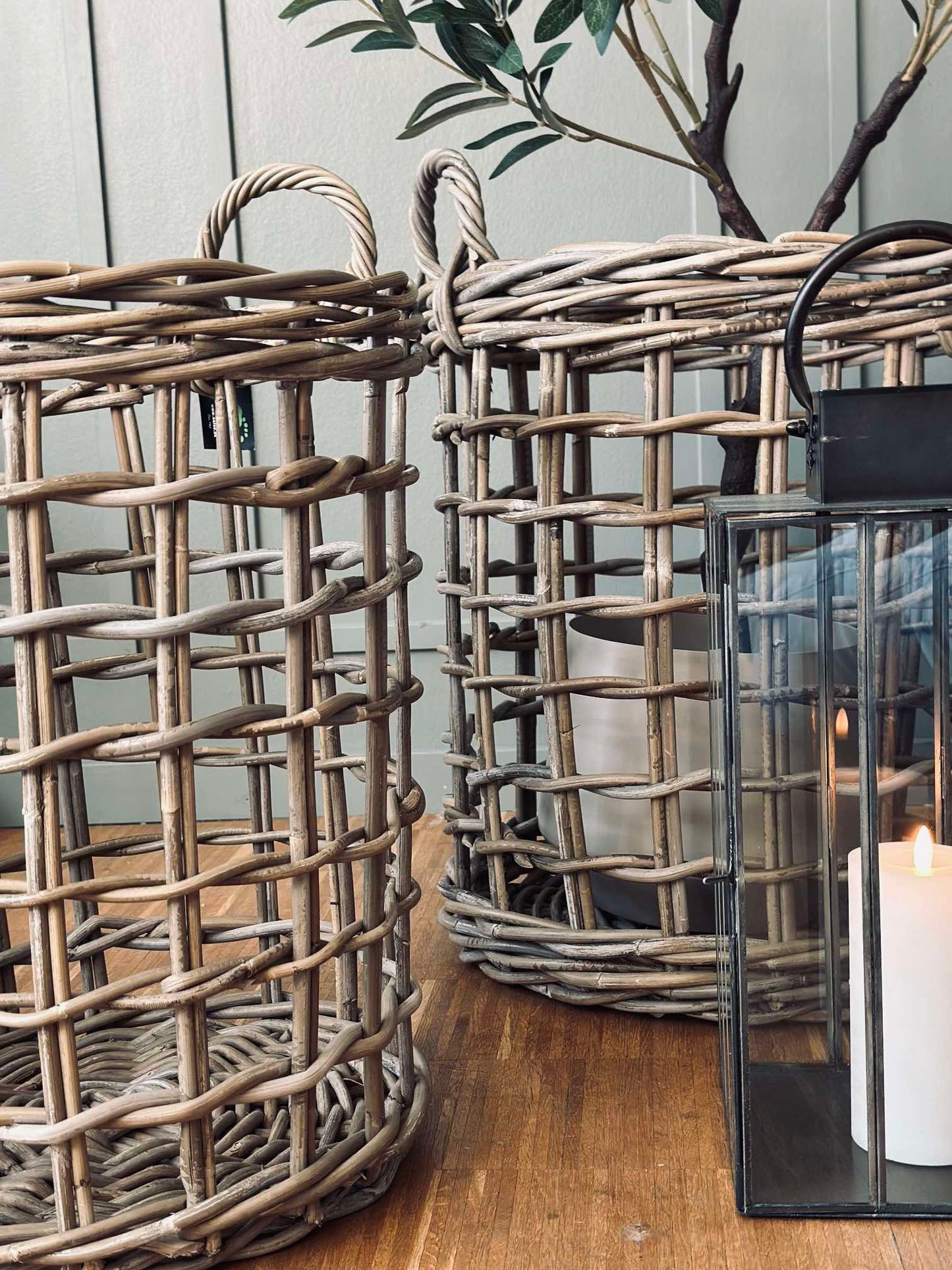 Vasketøjskurve - Sæt med 2 stk.