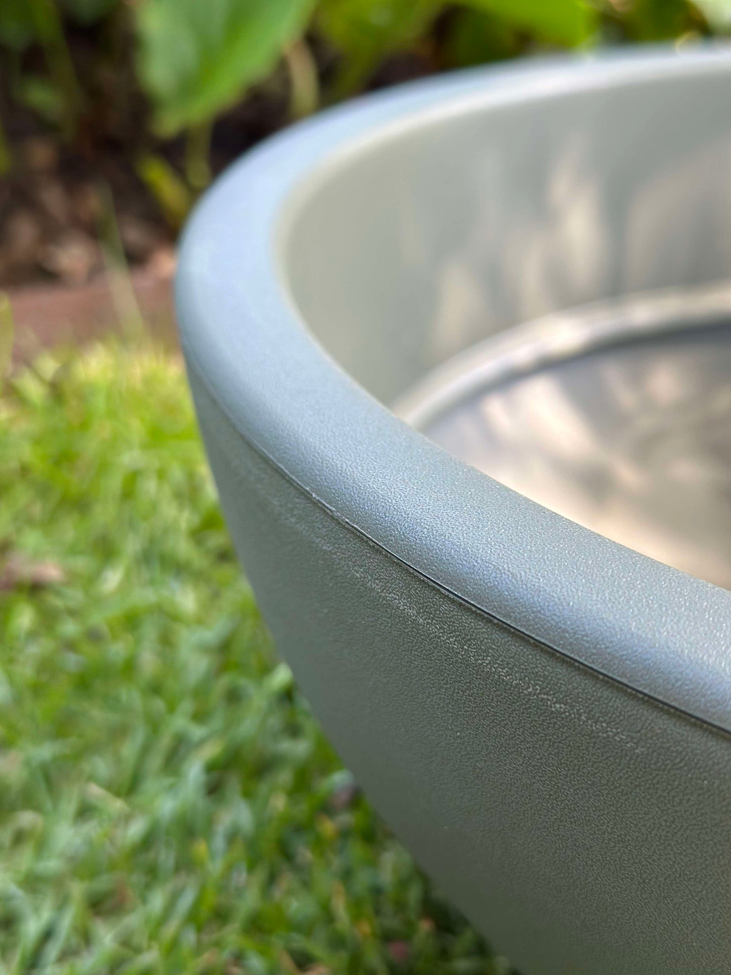 Spejlbassin / Skål dia 40cm - Recycling Grøn