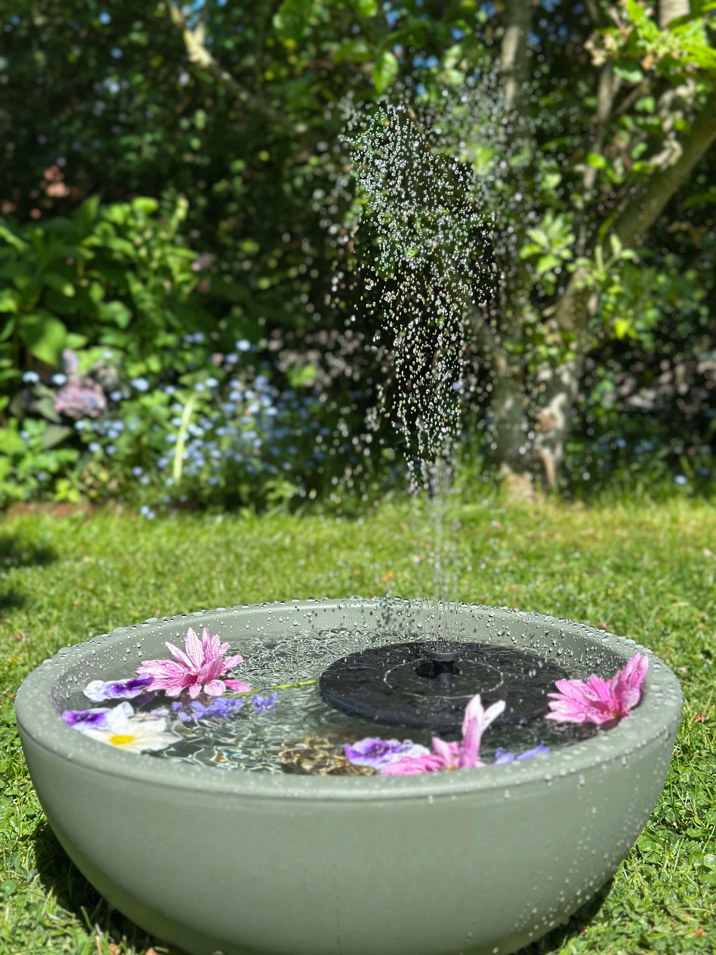 Spejlbassin / Skål dia 40cm - Recycling Grøn