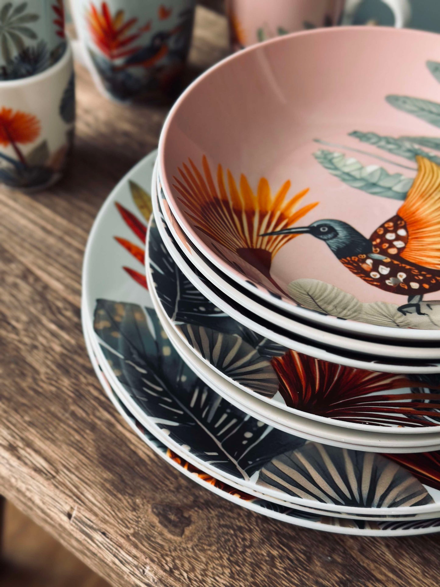 Pasta / suppe skål Boho Mix