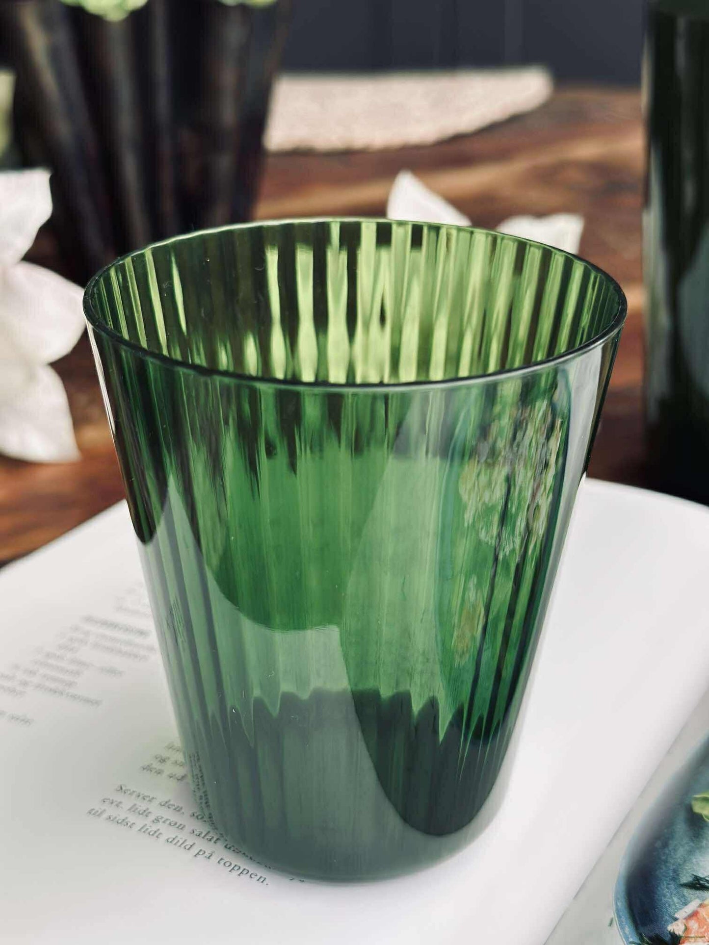 Glas Claire 300ml. Grøn - 2 stk.