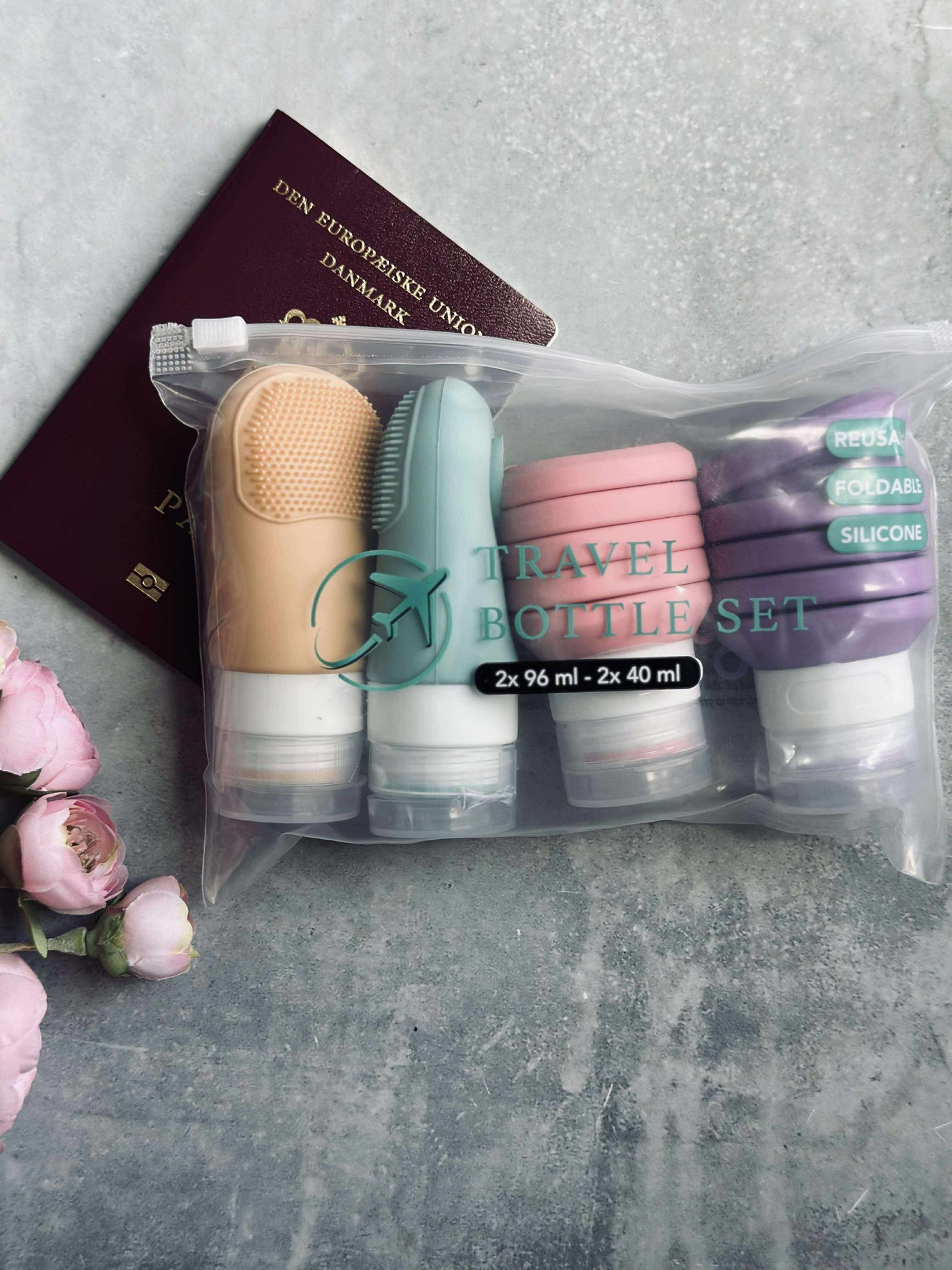 Rejsesæt – Opbevaring sæt med 5 stk.