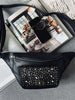 Bumbag med nitter - Black