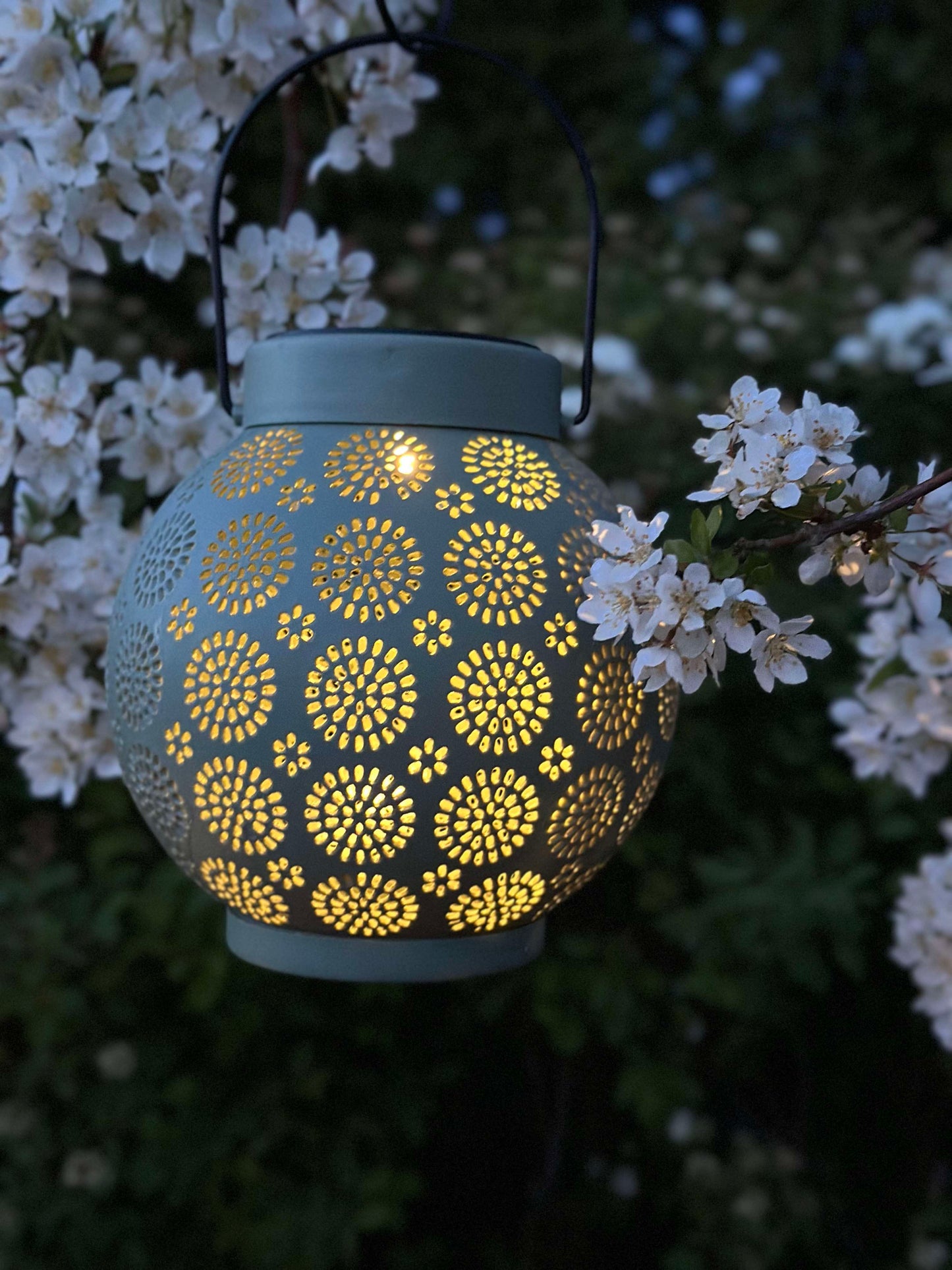 Lanterne m. Ophæng FIONA - Grøn